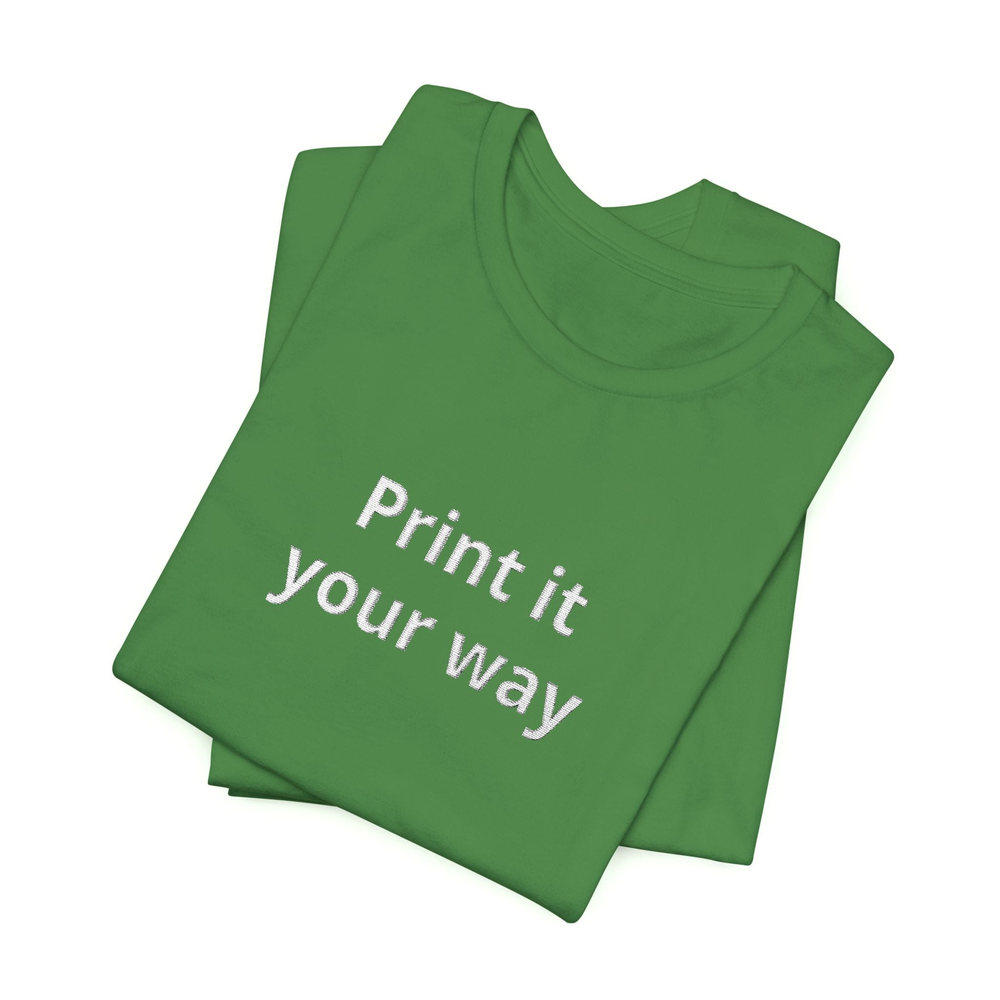Customize your own embroidery T-Shirt - check descripotion for instructions