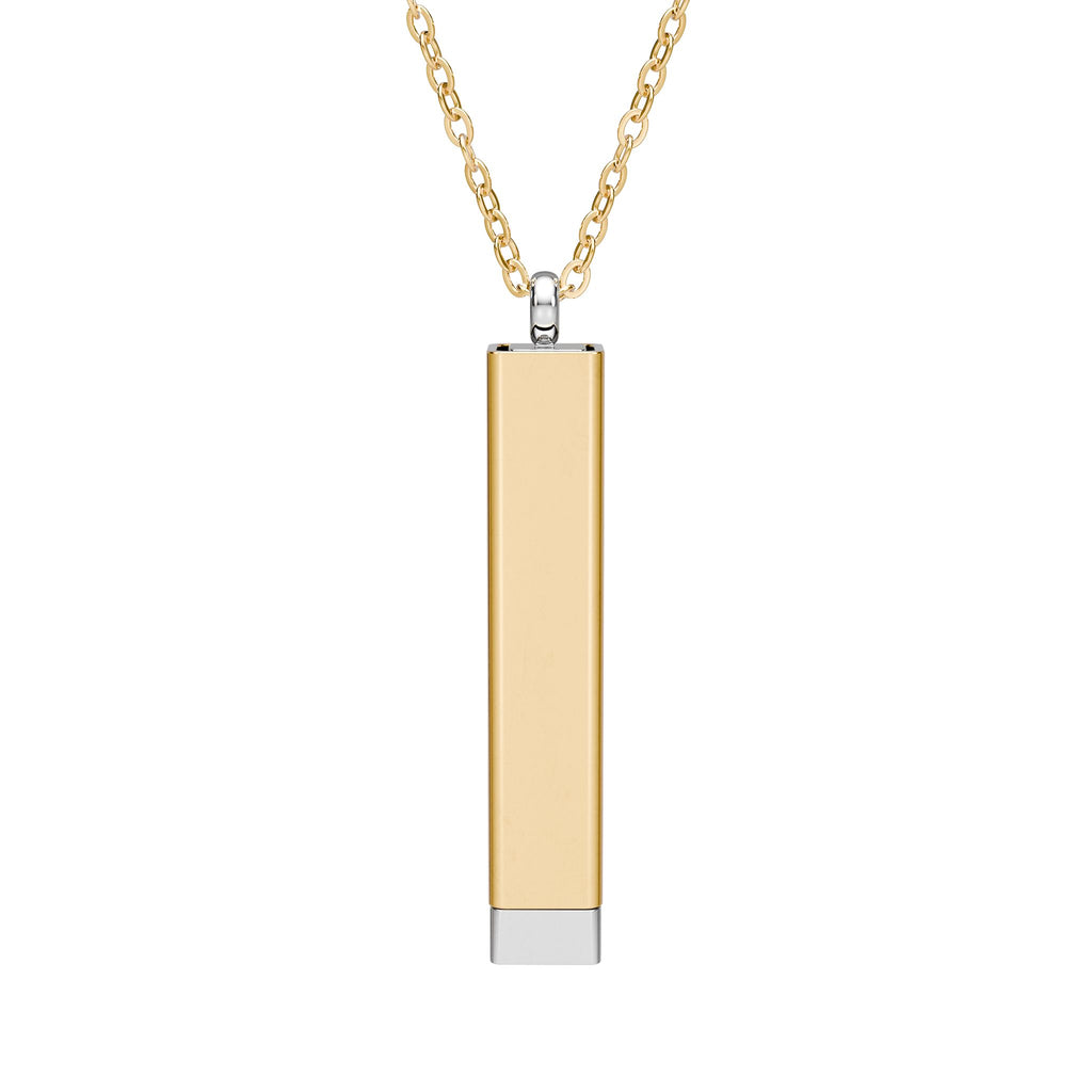 Customize your own hidden engravable secret message sliding bar necklace — check description for instructions