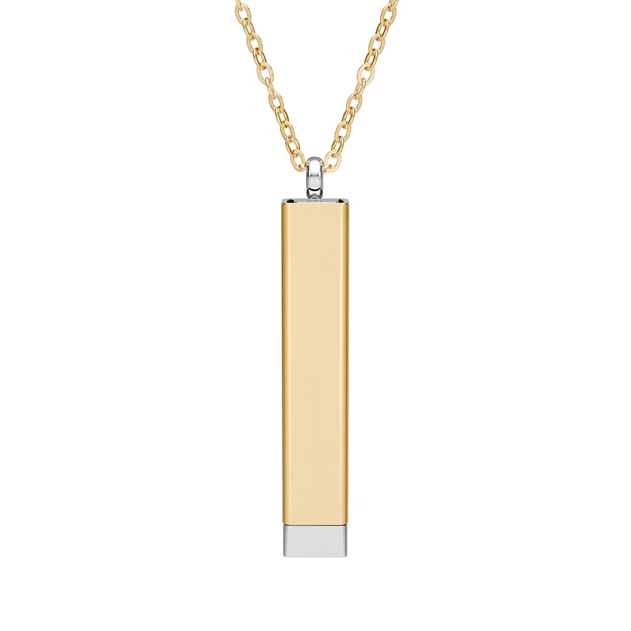 Customize your own hidden engravable secret message sliding bar necklace — check description for instructions