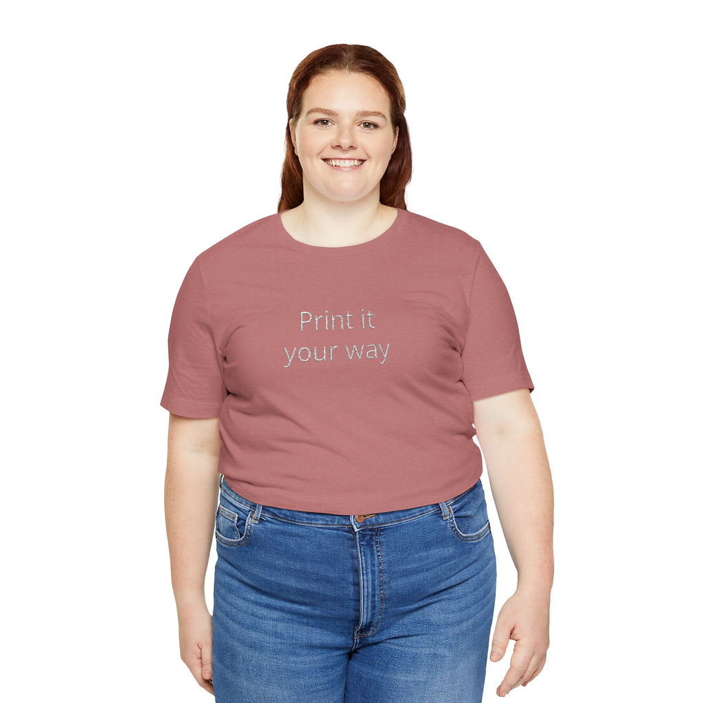 Customize your own embroidery T-Shirt - check descripotion for instructions