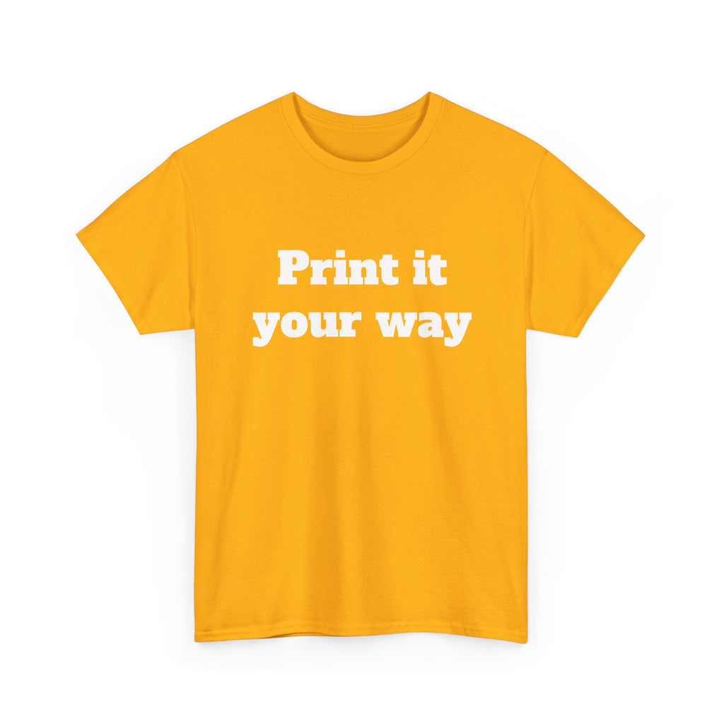Customize your own T-Shirt (text only) - check description for instructions