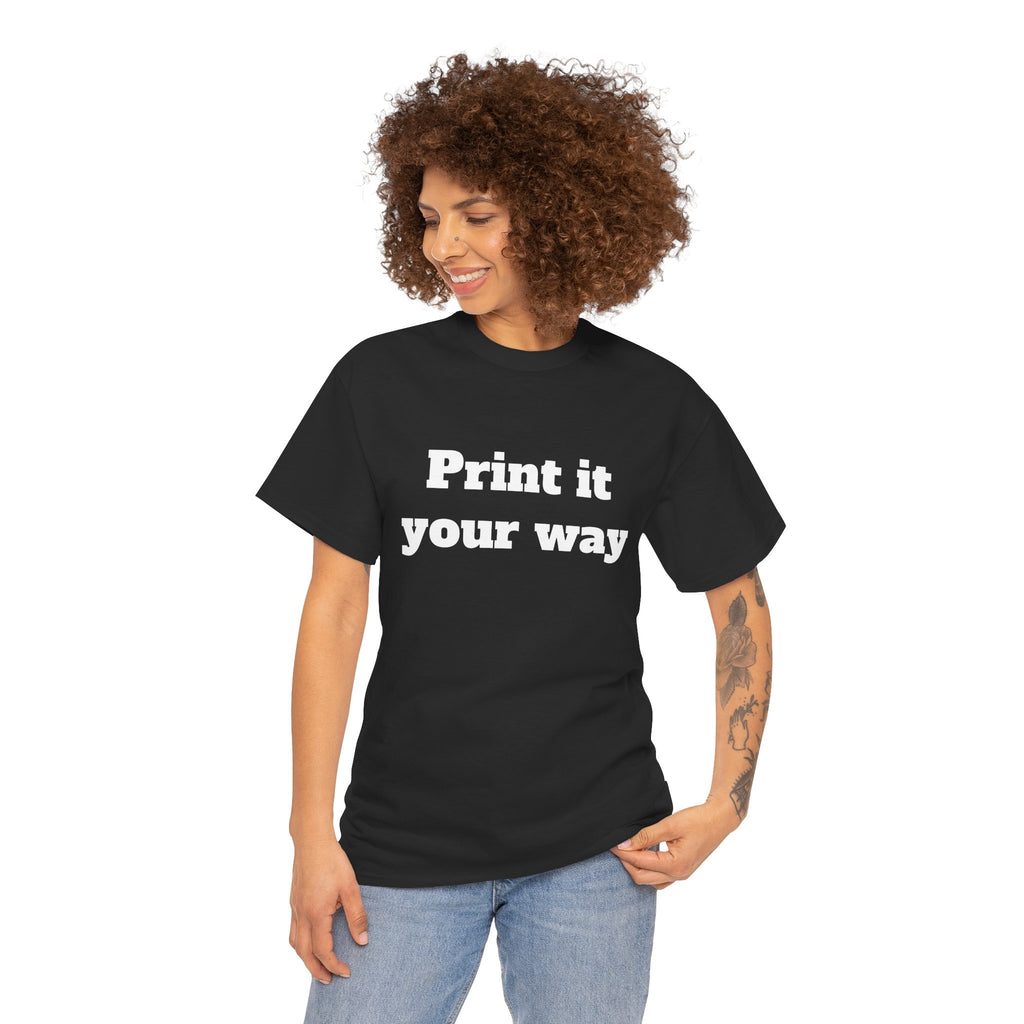Customize your own T-Shirt (text only) - check description for instructions