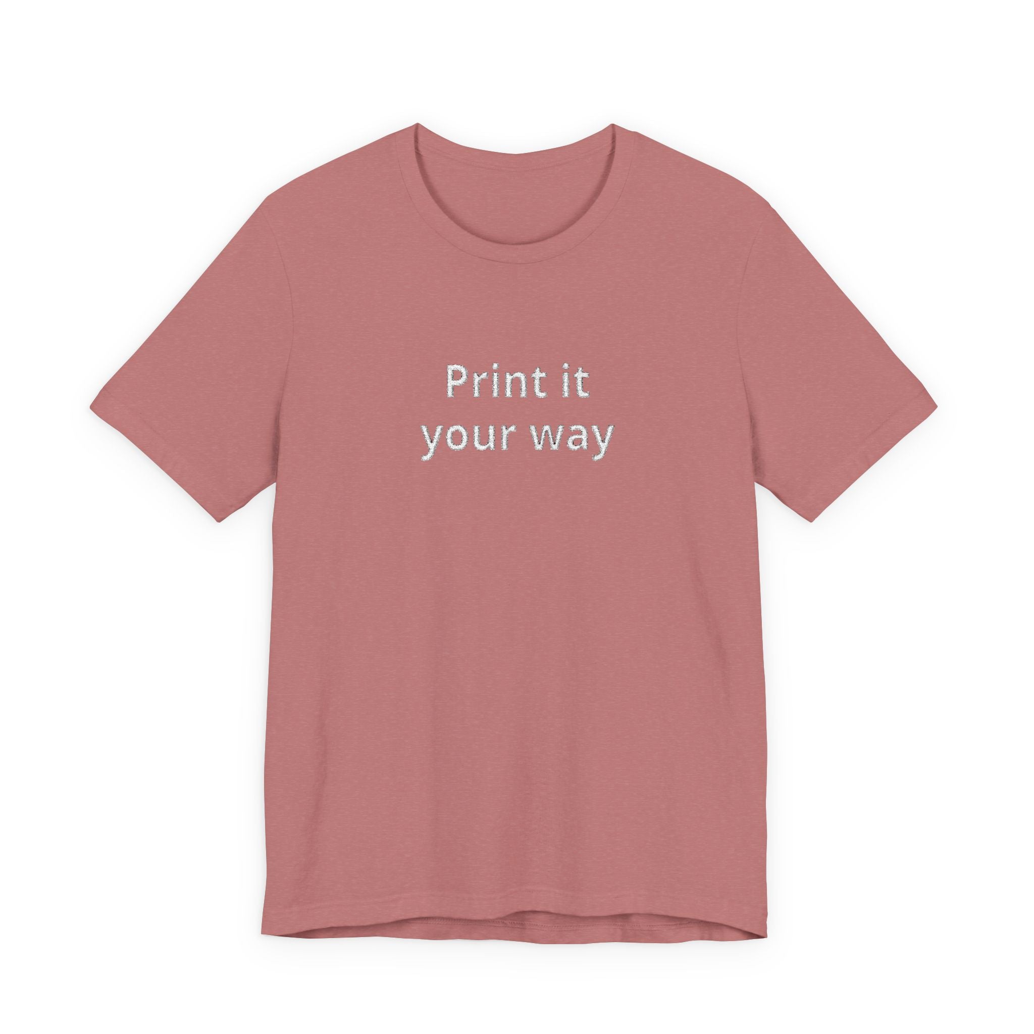 Customize your own embroidery T-Shirt - check descripotion for instructions