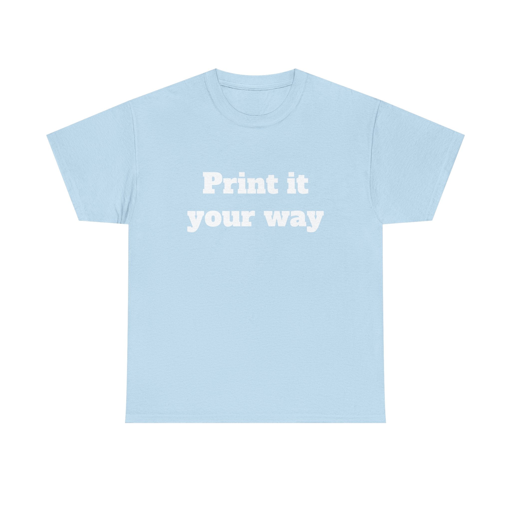 Customize your own T-Shirt (text only) - check description for instructions