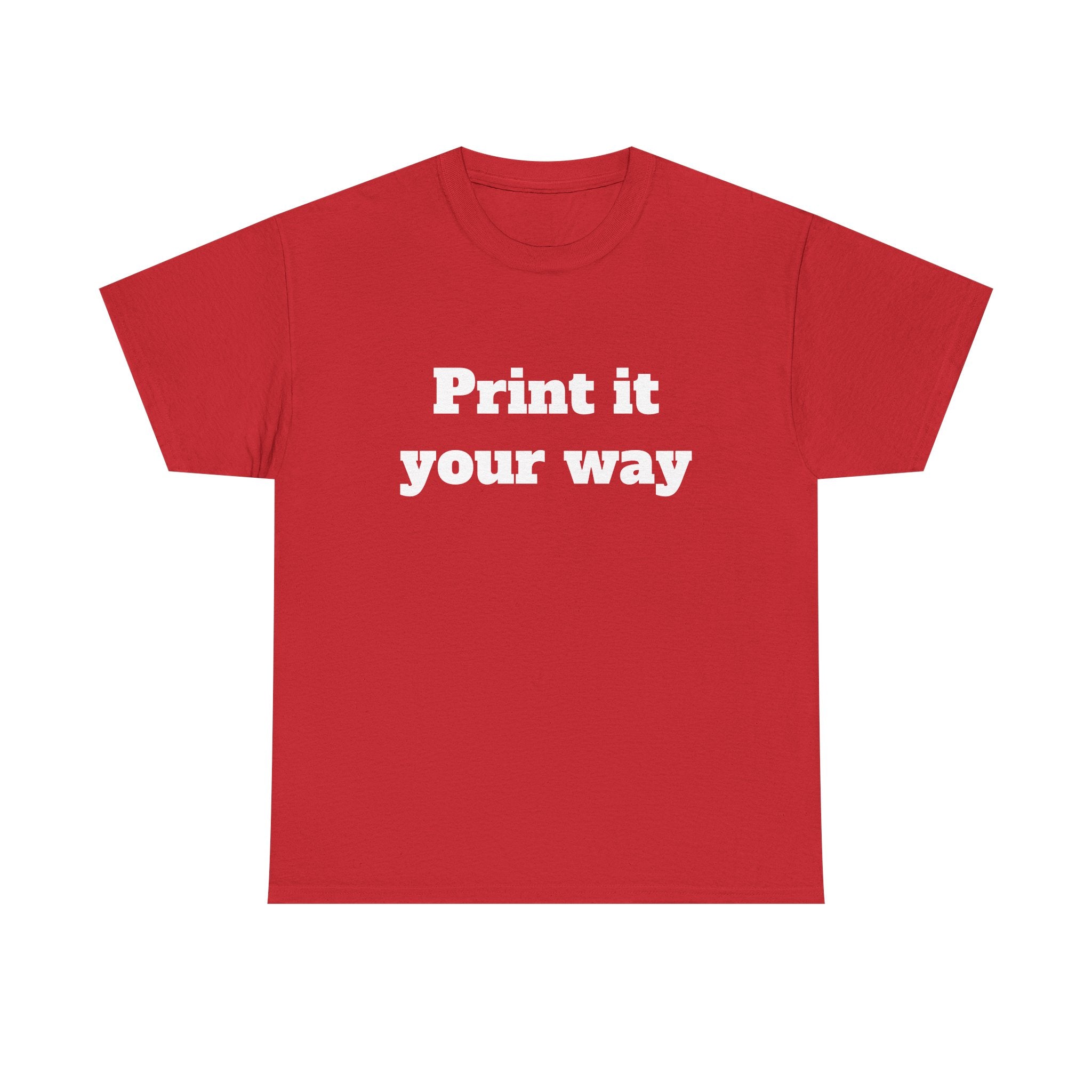 Customize your own T-Shirt (text only) - check description for instructions