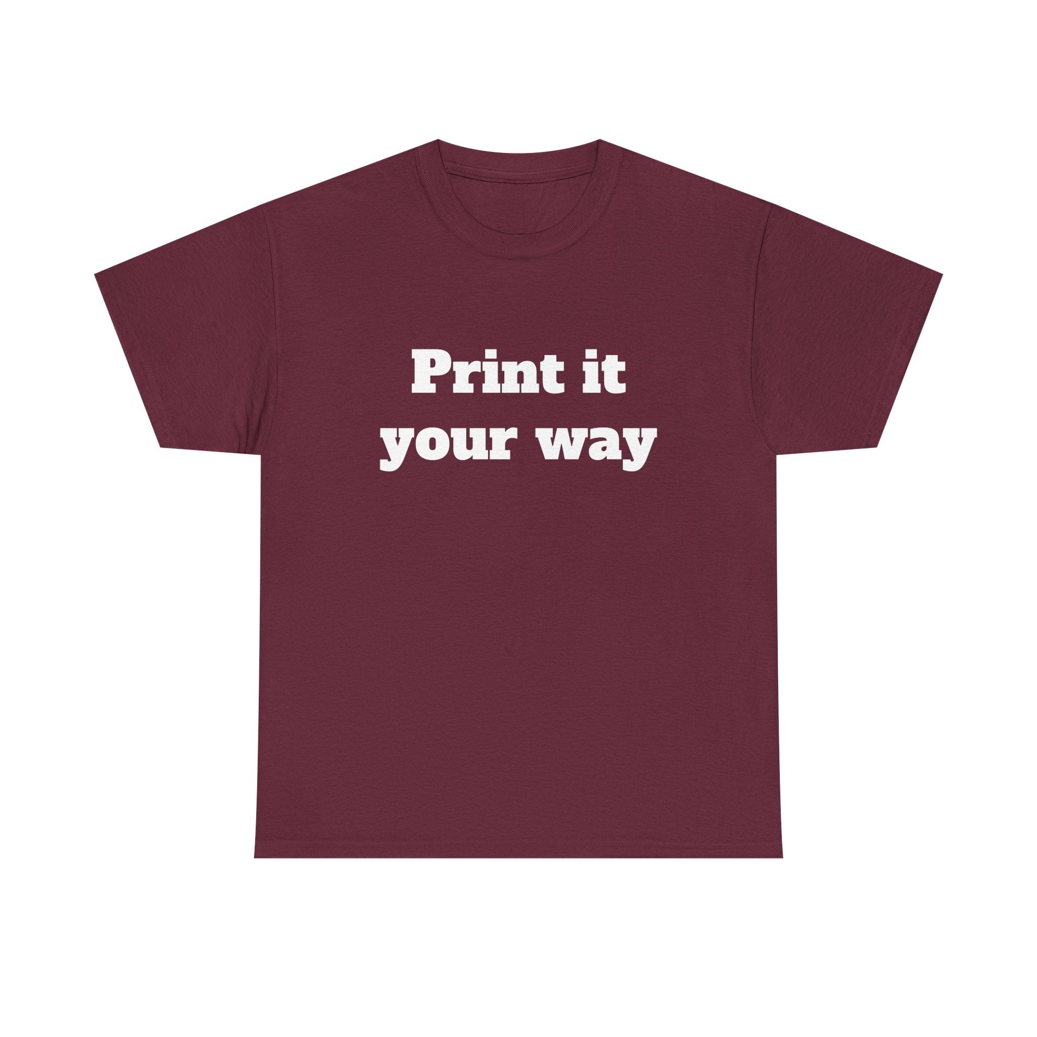 Customize your own T-Shirt (text only) - check description for instructions