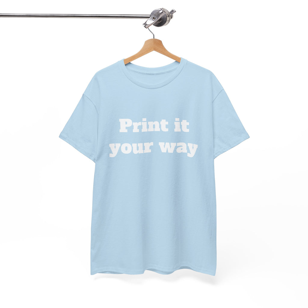 Customize your own T-Shirt (text only) - check description for instructions