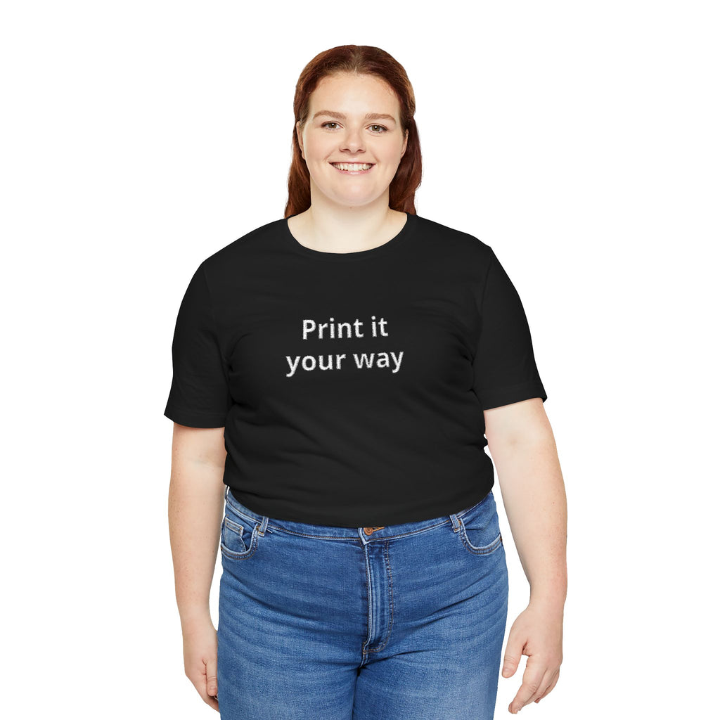 Customize your own embroidery T-Shirt - check descripotion for instructions