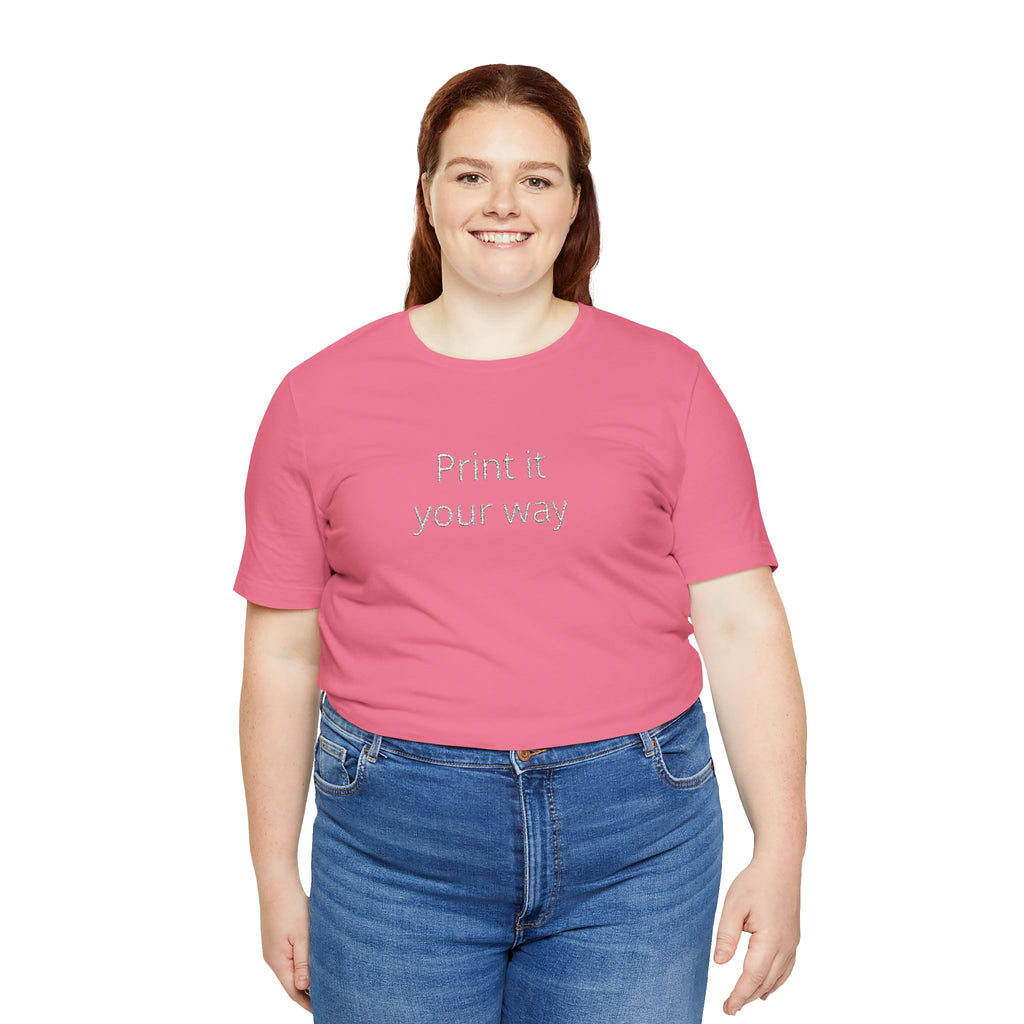 Customize your own embroidery T-Shirt - check descripotion for instructions