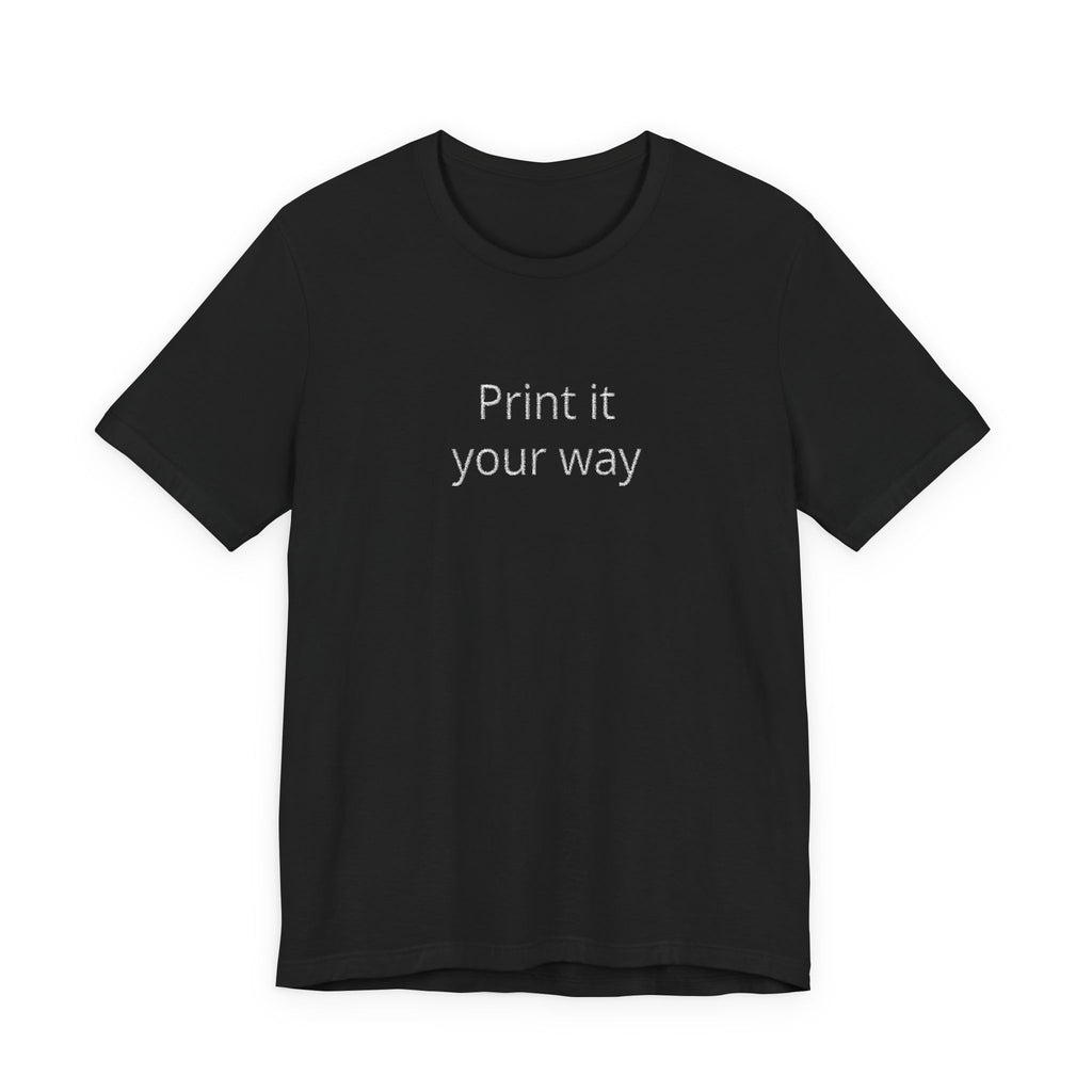 Customize your own embroidery T-Shirt - check descripotion for instructions