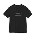 Customize your own embroidery T-Shirt - check descripotion for instructions