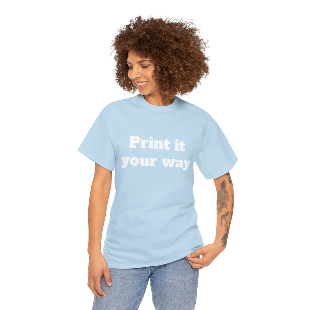 Customize your own T-Shirt (text only) - check description for instructions
