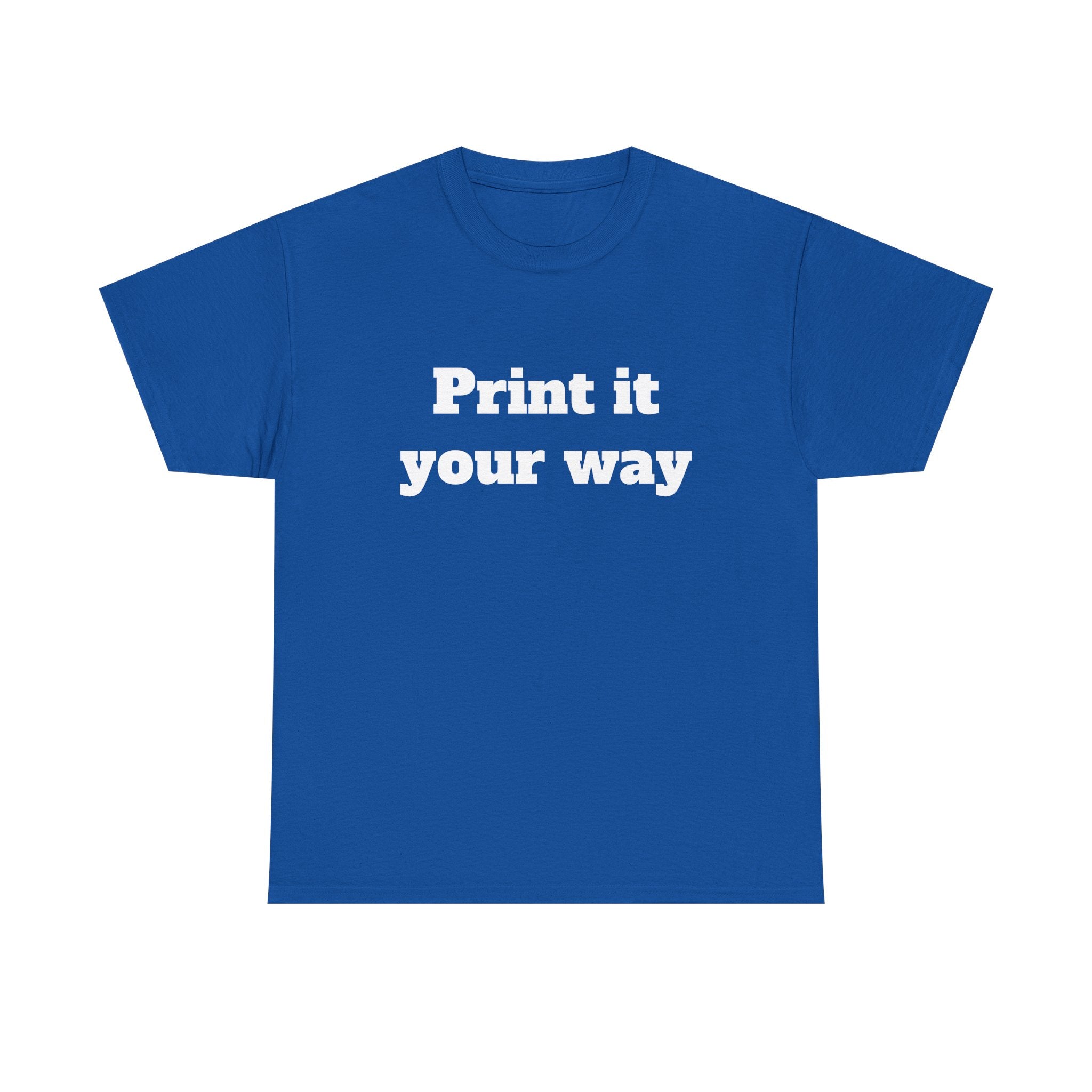 Customize your own T-Shirt (text only) - check description for instructions