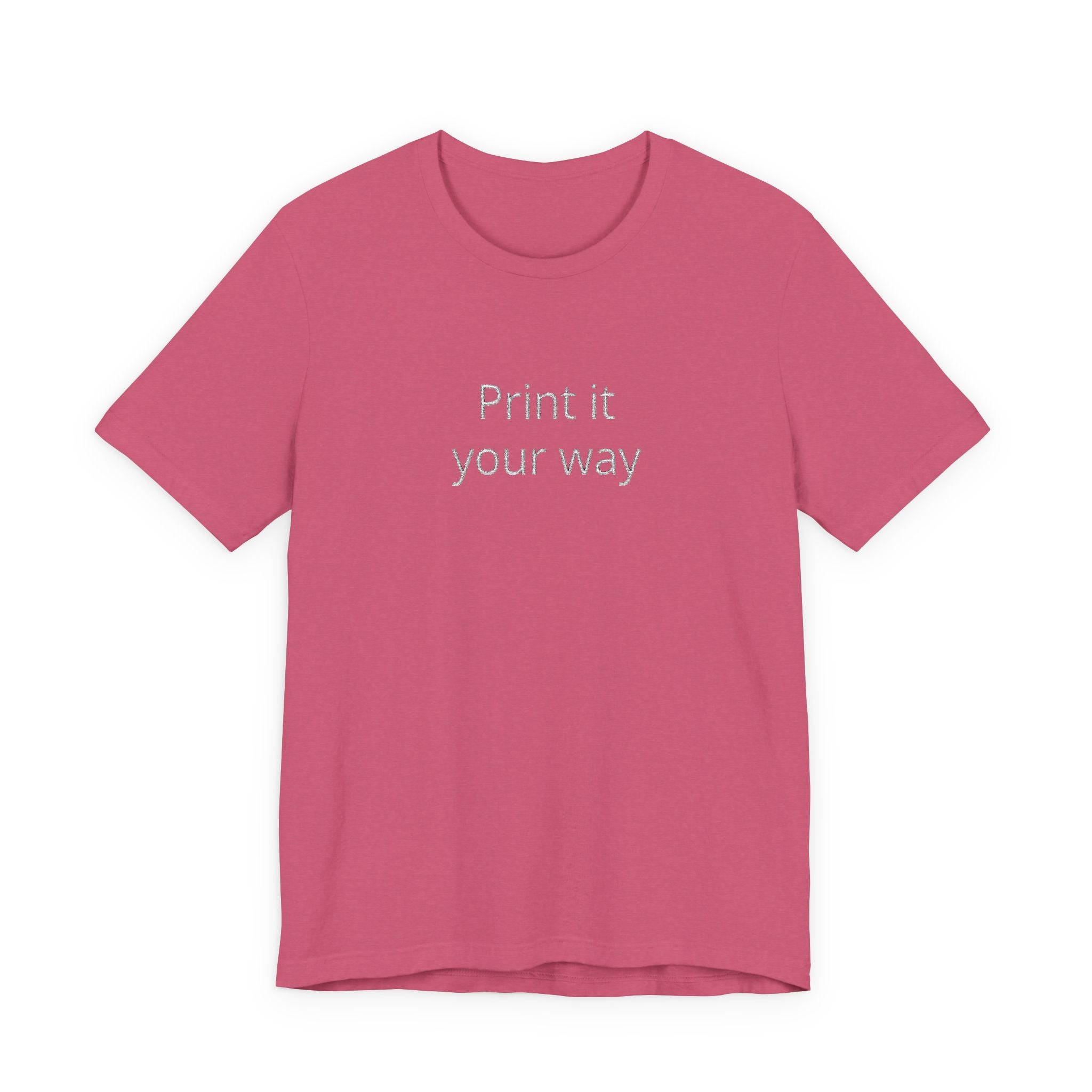 Customize your own embroidery T-Shirt - check descripotion for instructions