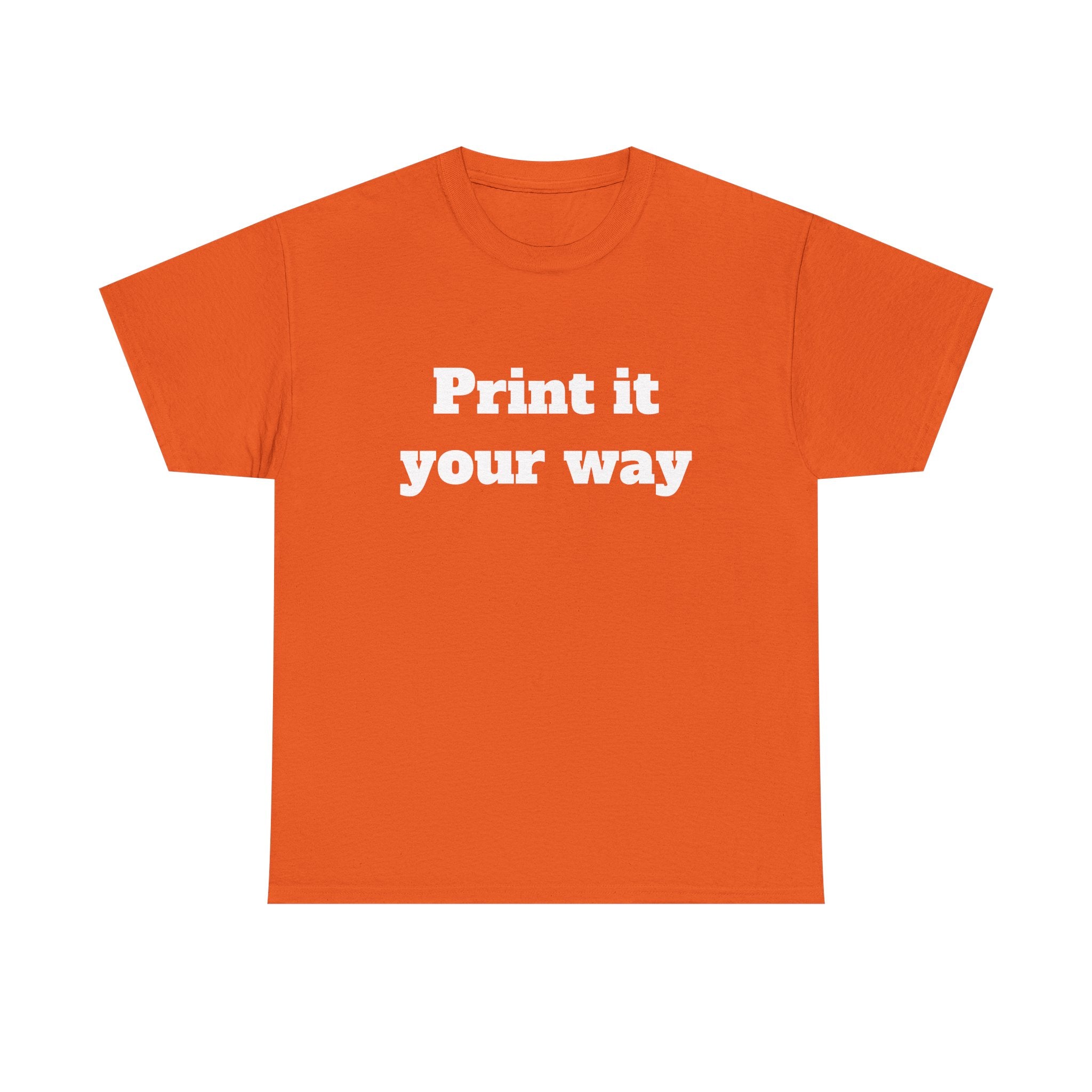 Customize your own T-Shirt (text only) - check description for instructions