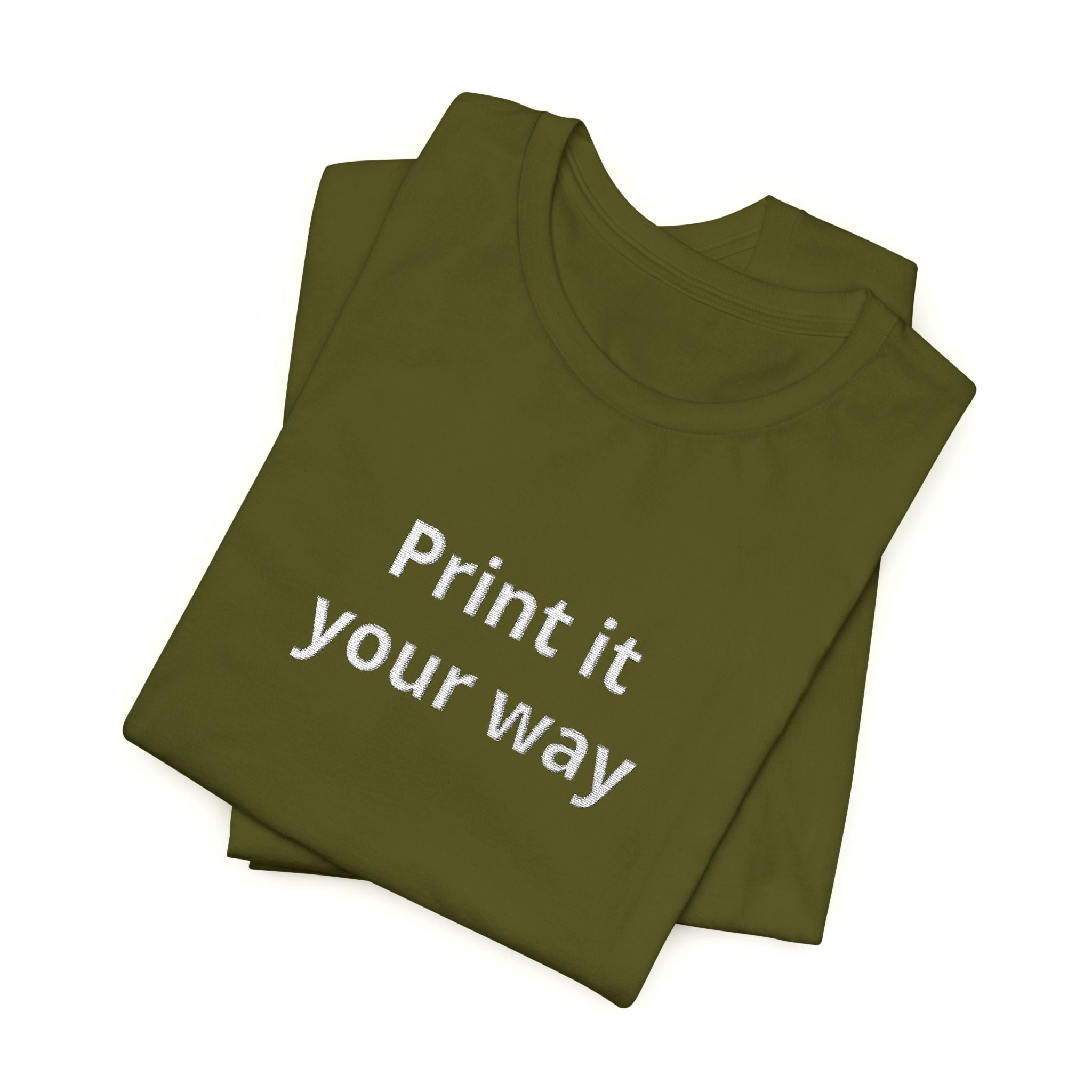 Customize your own embroidery T-Shirt - check descripotion for instructions