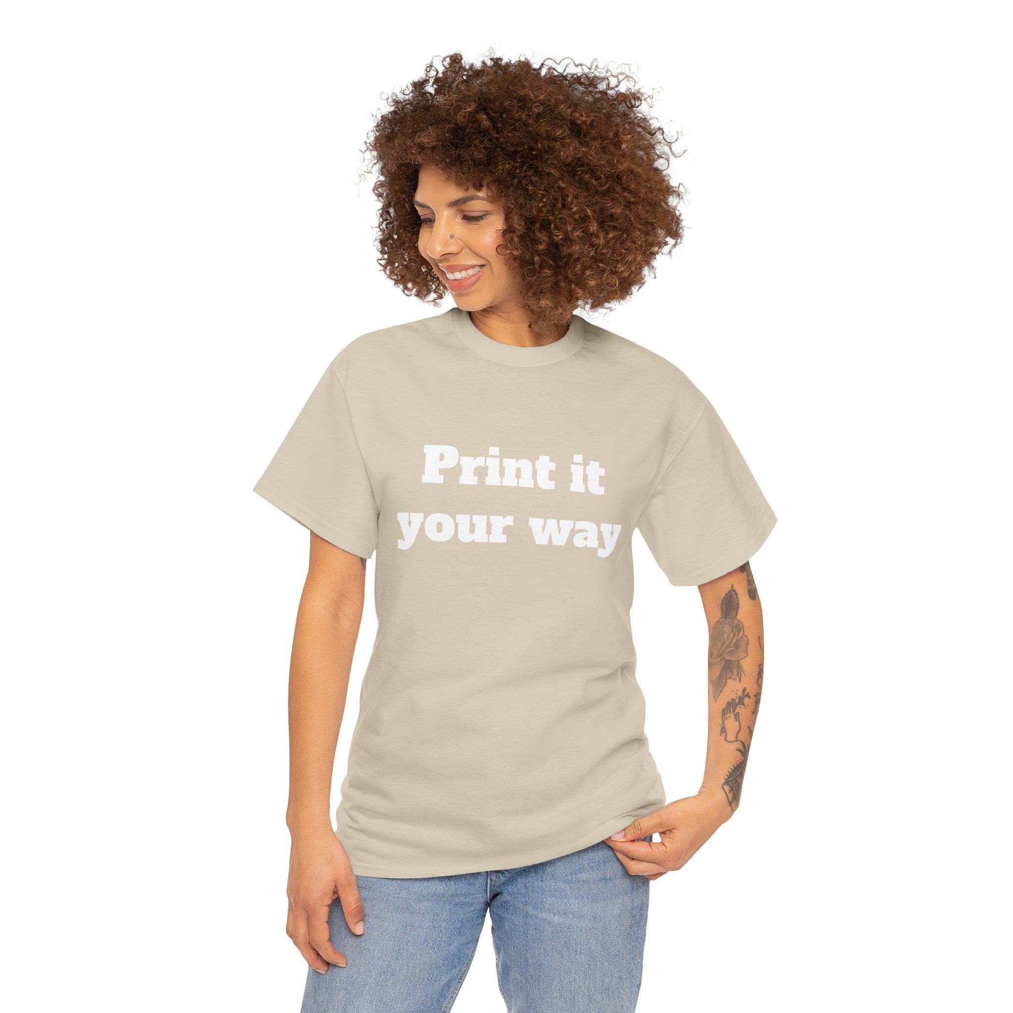 Customize your own T-Shirt (text only) - check description for instructions