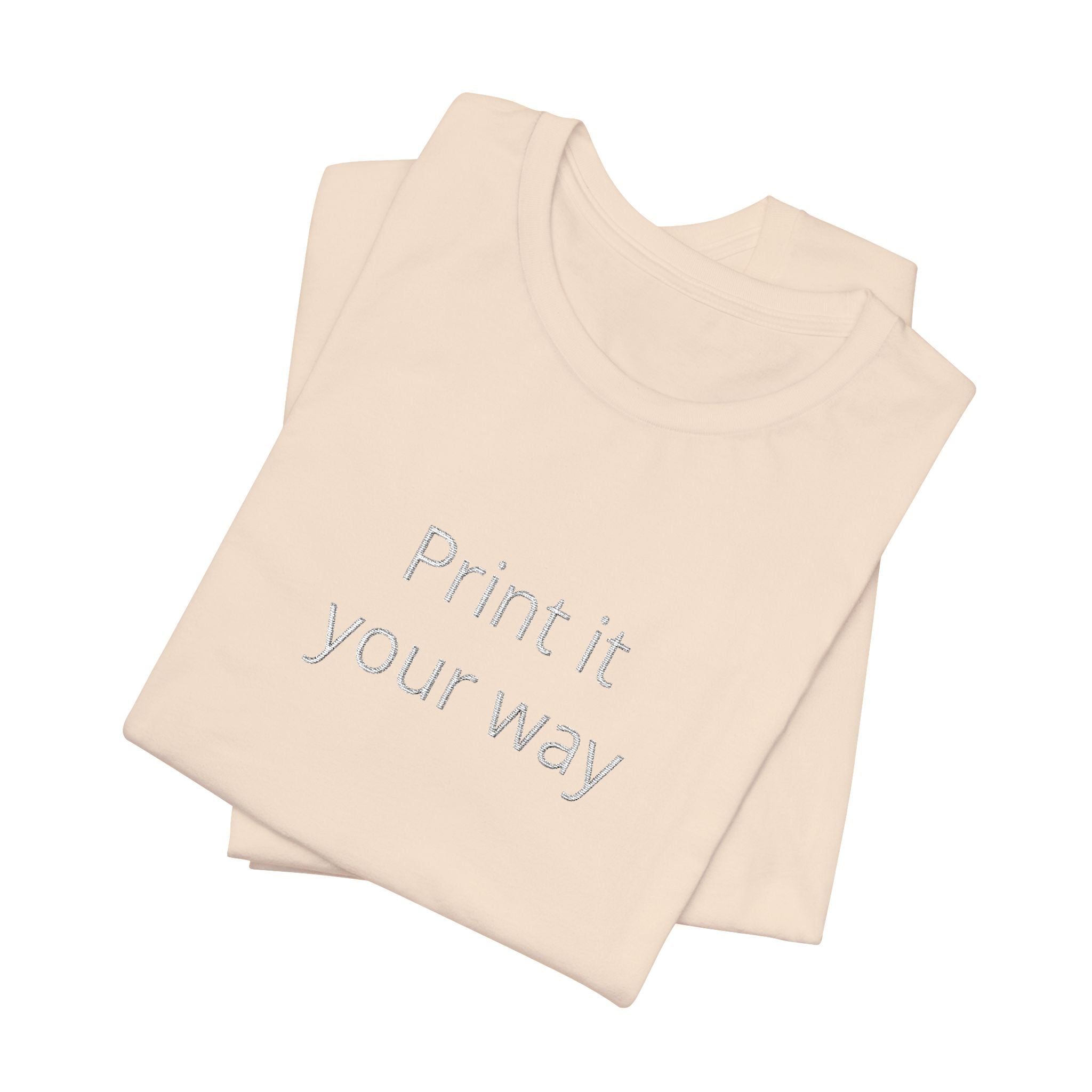 Customize your own embroidery T-Shirt - check descripotion for instructions