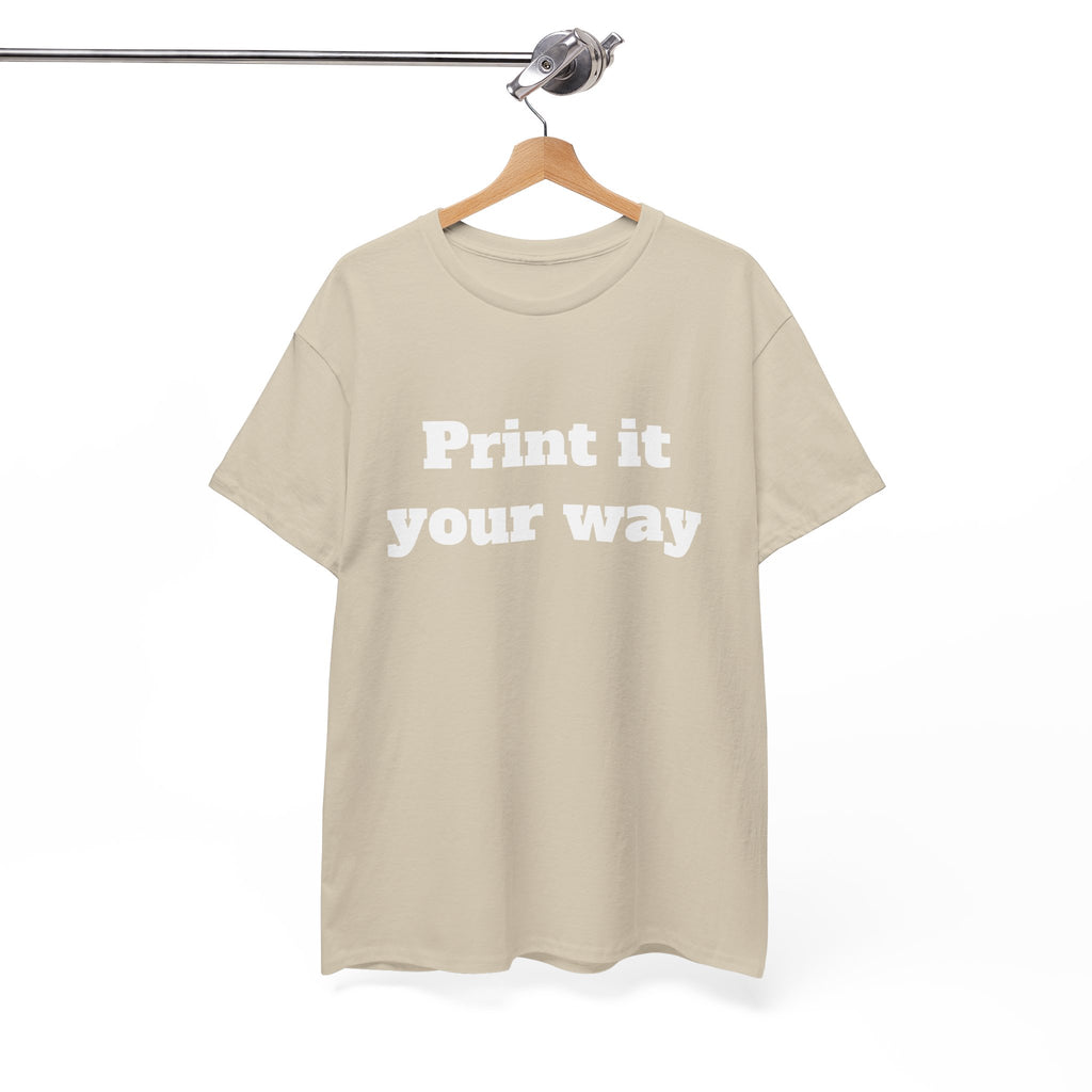 Customize your own T-Shirt (text only) - check description for instructions