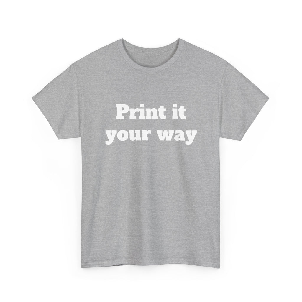 Customize your own T-Shirt (text only) - check description for instructions