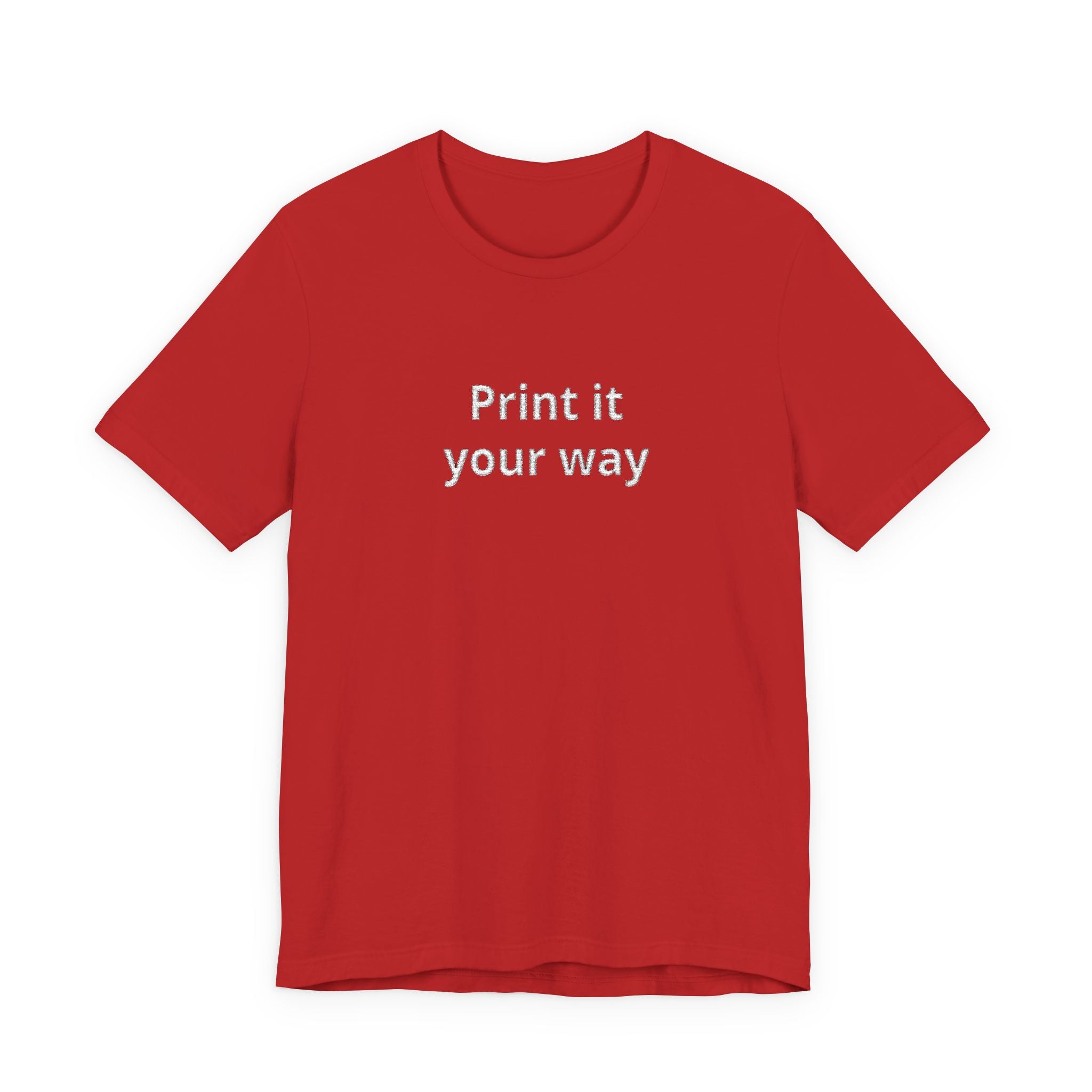 Customize your own embroidery T-Shirt - check descripotion for instructions