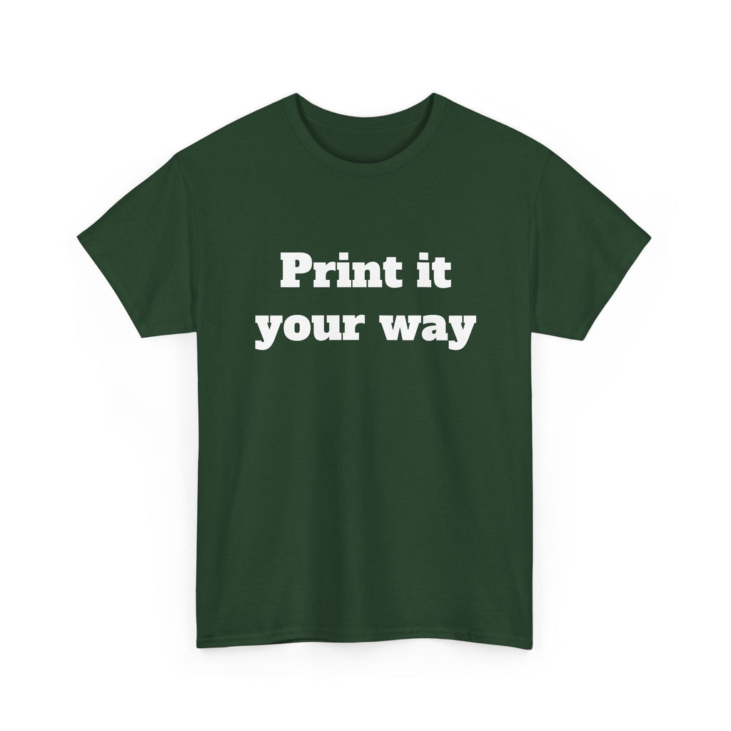 Customize your own T-Shirt (text only) - check description for instructions