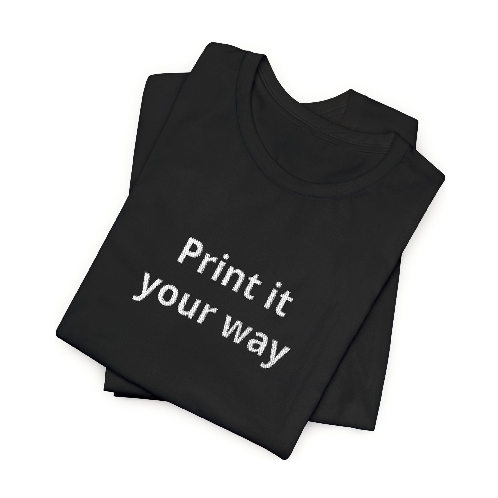 Customize your own embroidery T-Shirt - check descripotion for instructions