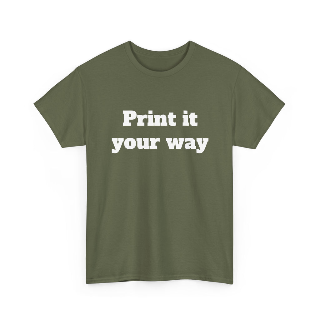 Customize your own T-Shirt (text only) - check description for instructions