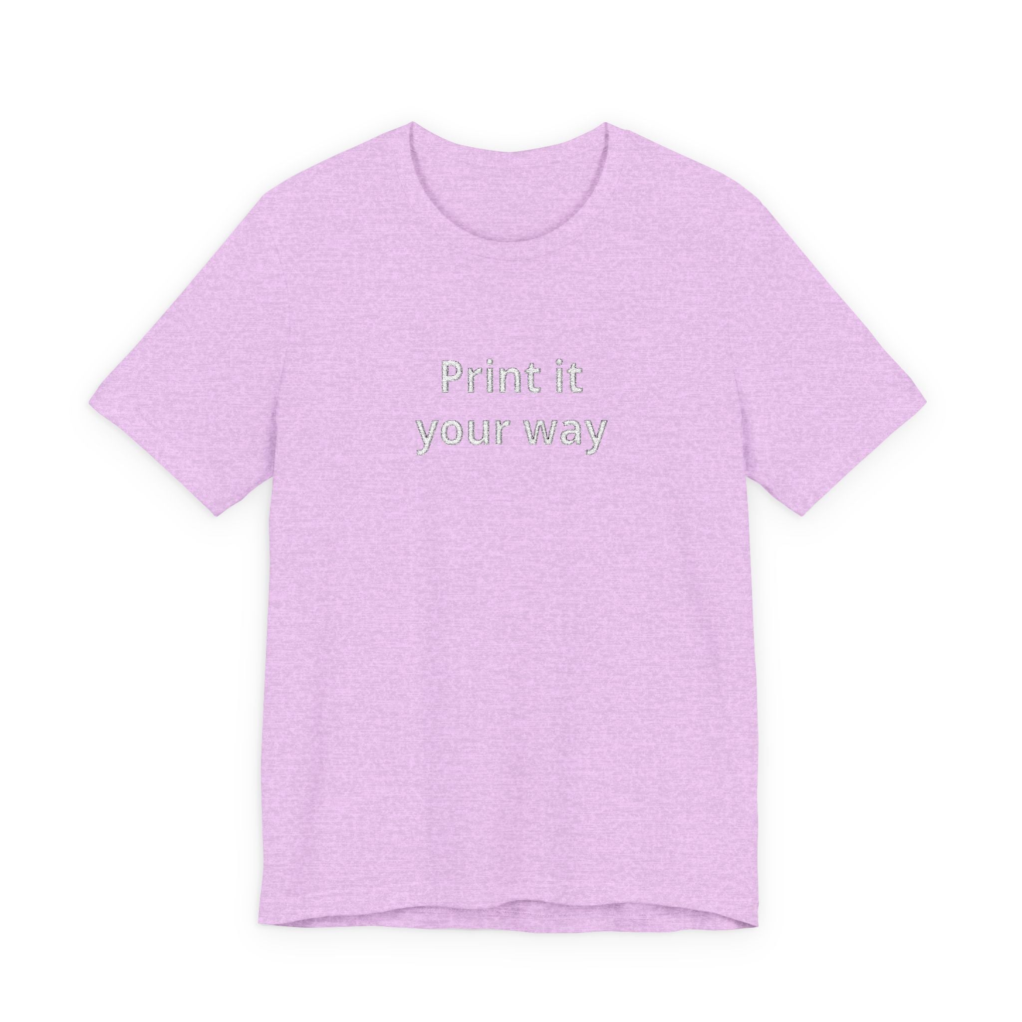 Customize your own embroidery T-Shirt - check descripotion for instructions