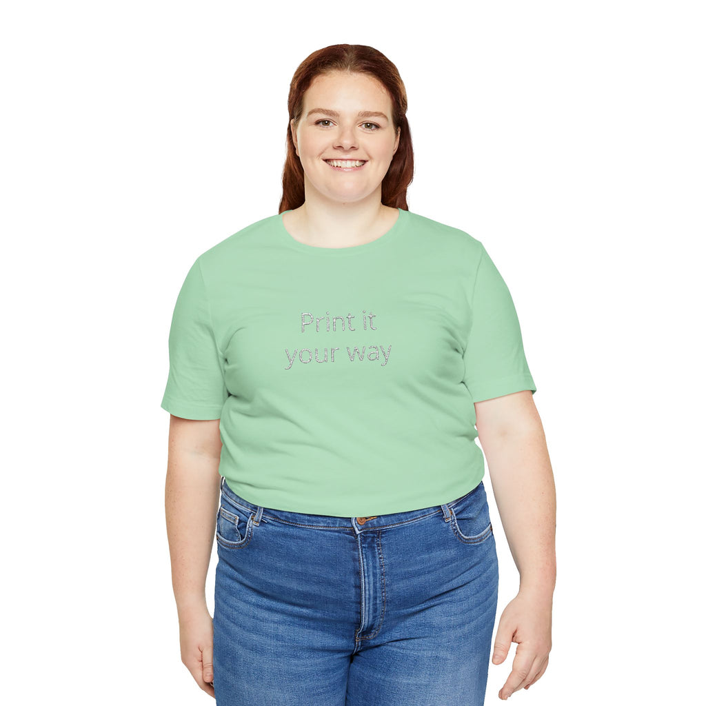 Customize your own embroidery T-Shirt - check descripotion for instructions
