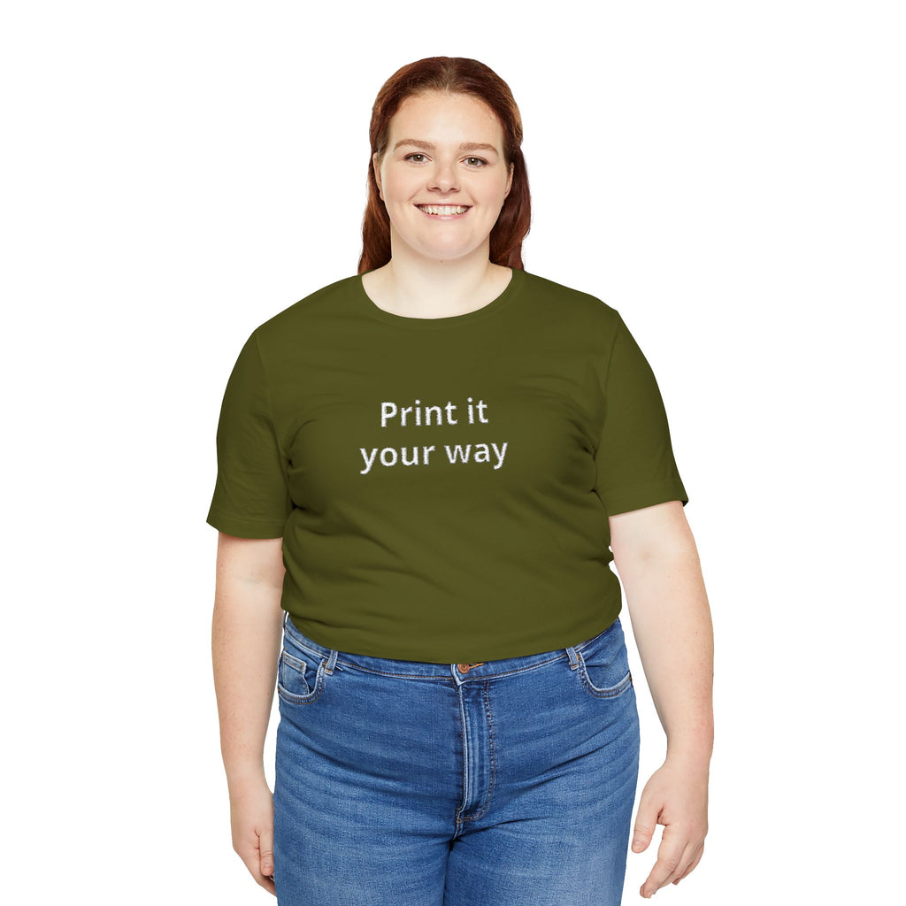 Customize your own embroidery T-Shirt - check descripotion for instructions