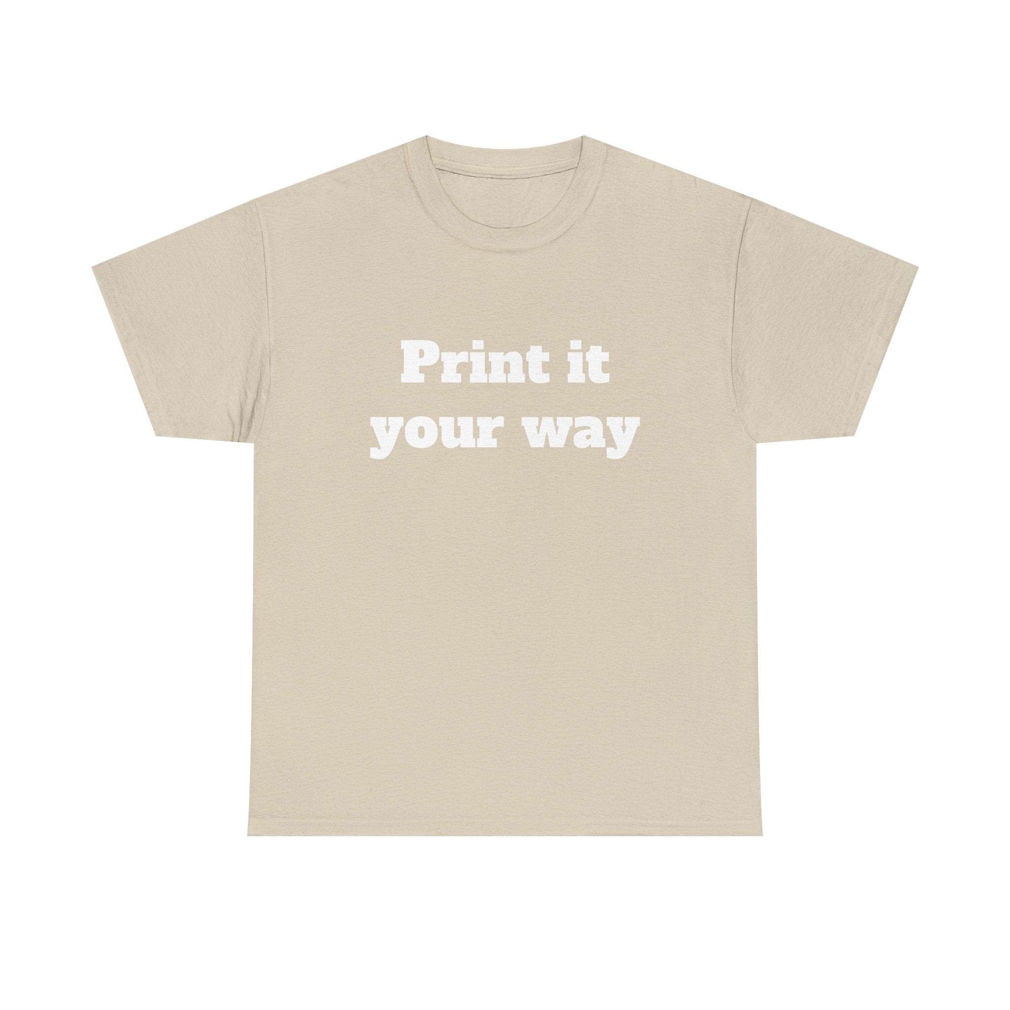 Customize your own T-Shirt (text only) - check description for instructions