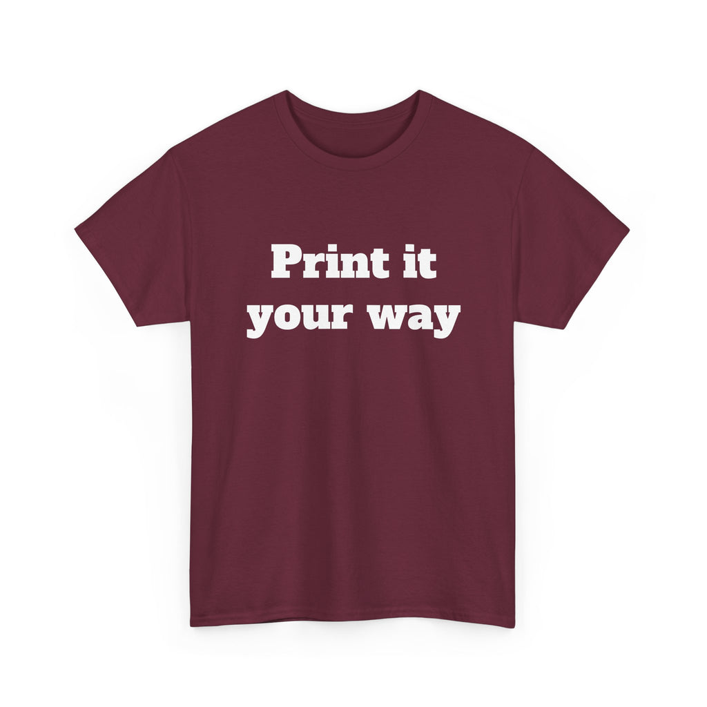 Customize your own T-Shirt (text only) - check description for instructions