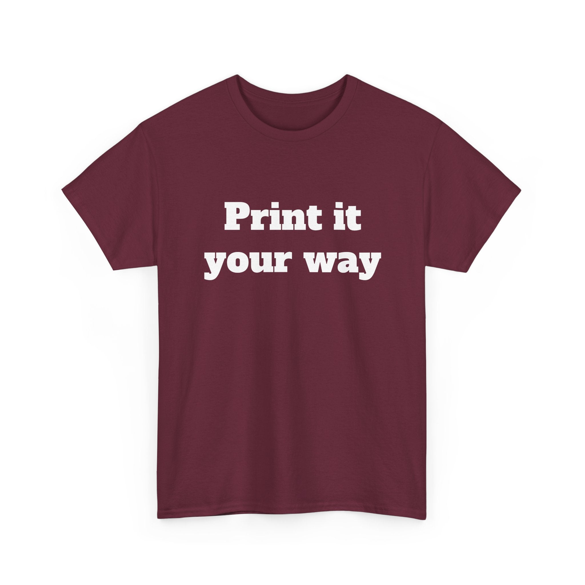 Customize your own T-Shirt (text only) - check description for instructions