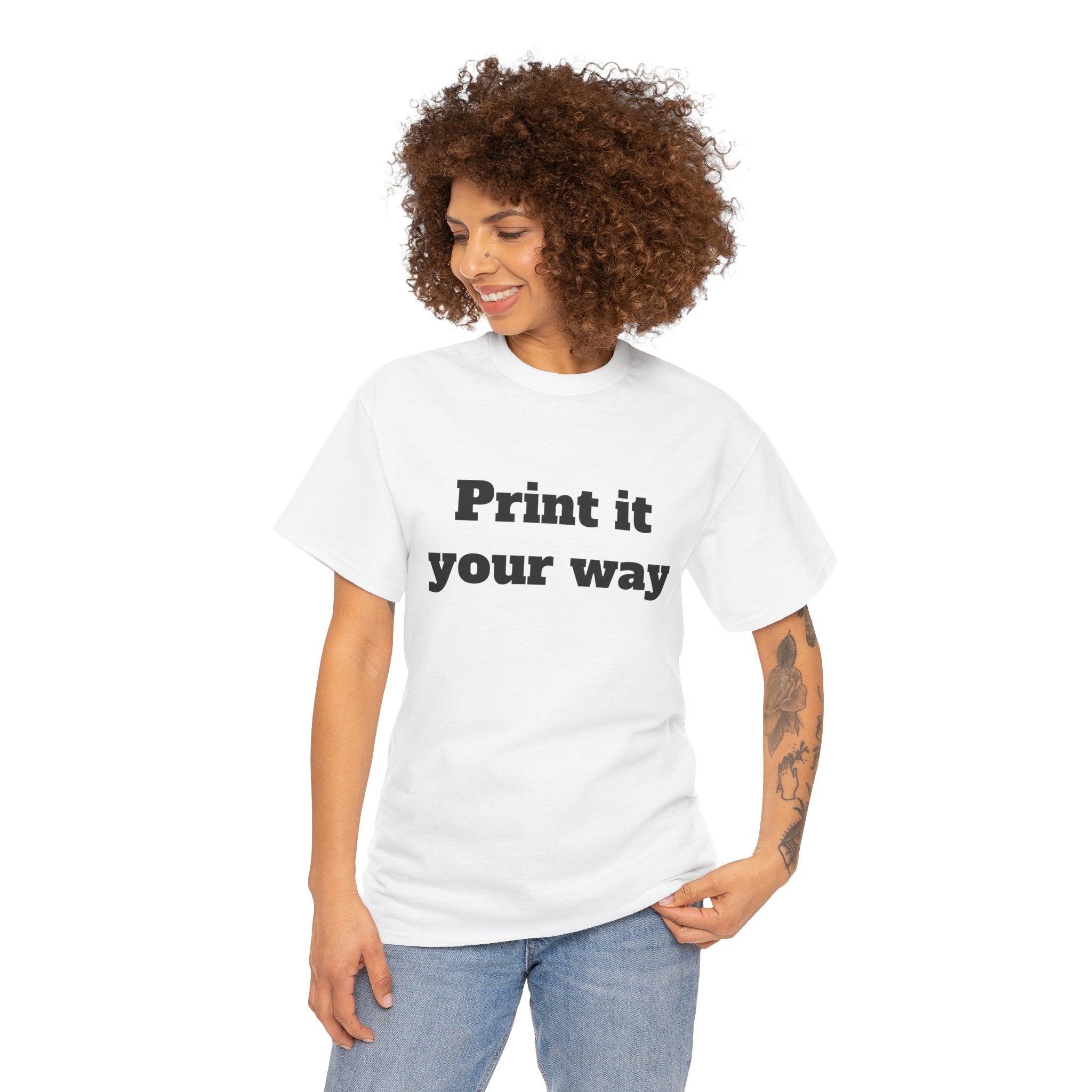 Customize your own T-Shirt (text only) - check description for instructions