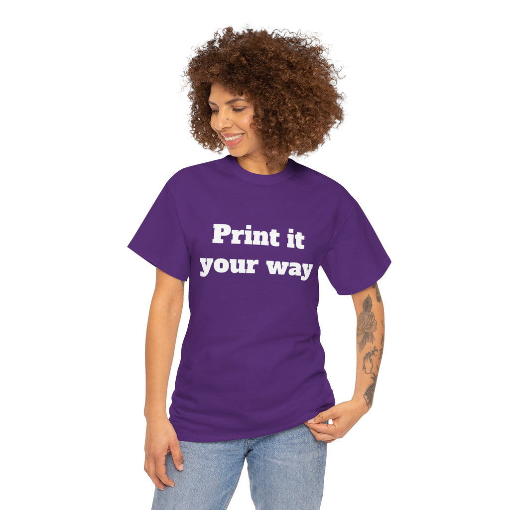 Customize your own T-Shirt (text only) - check description for instructions