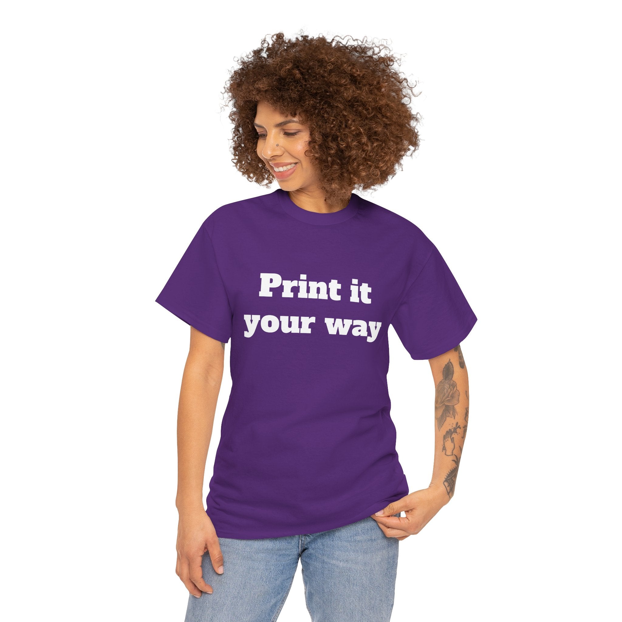 Customize your own T-Shirt (text only) - check description for instructions