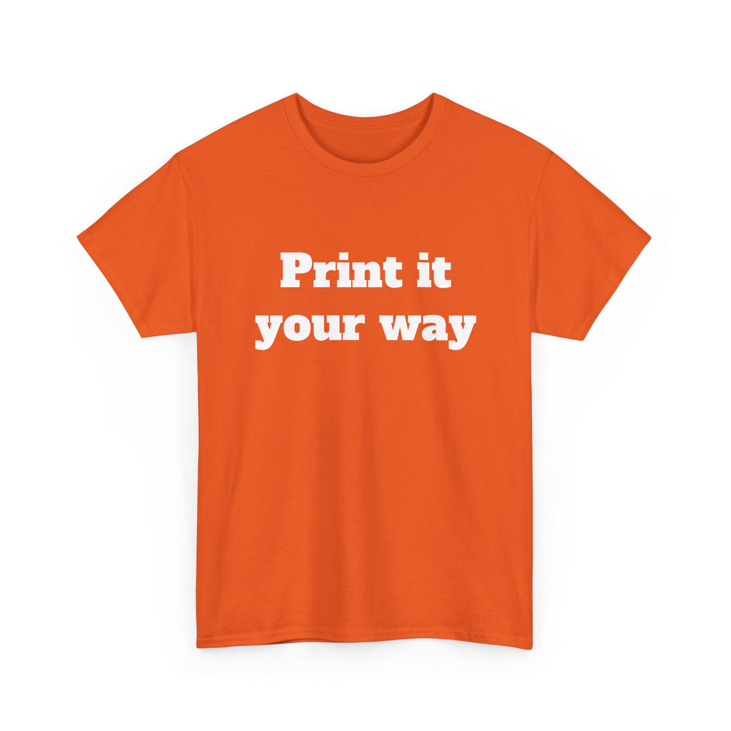 Customize your own T-Shirt (text only) - check description for instructions
