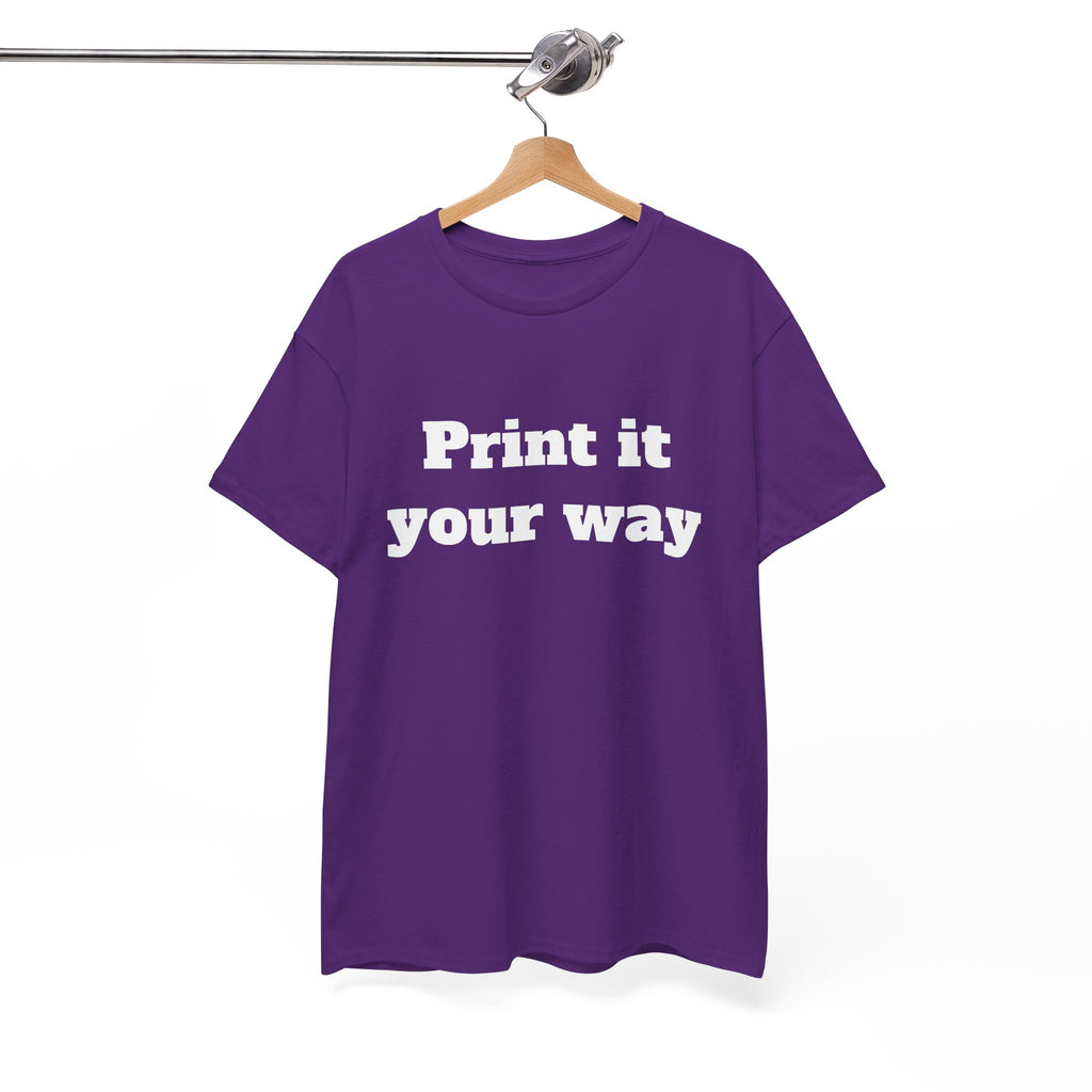 Customize your own T-Shirt (text only) - check description for instructions