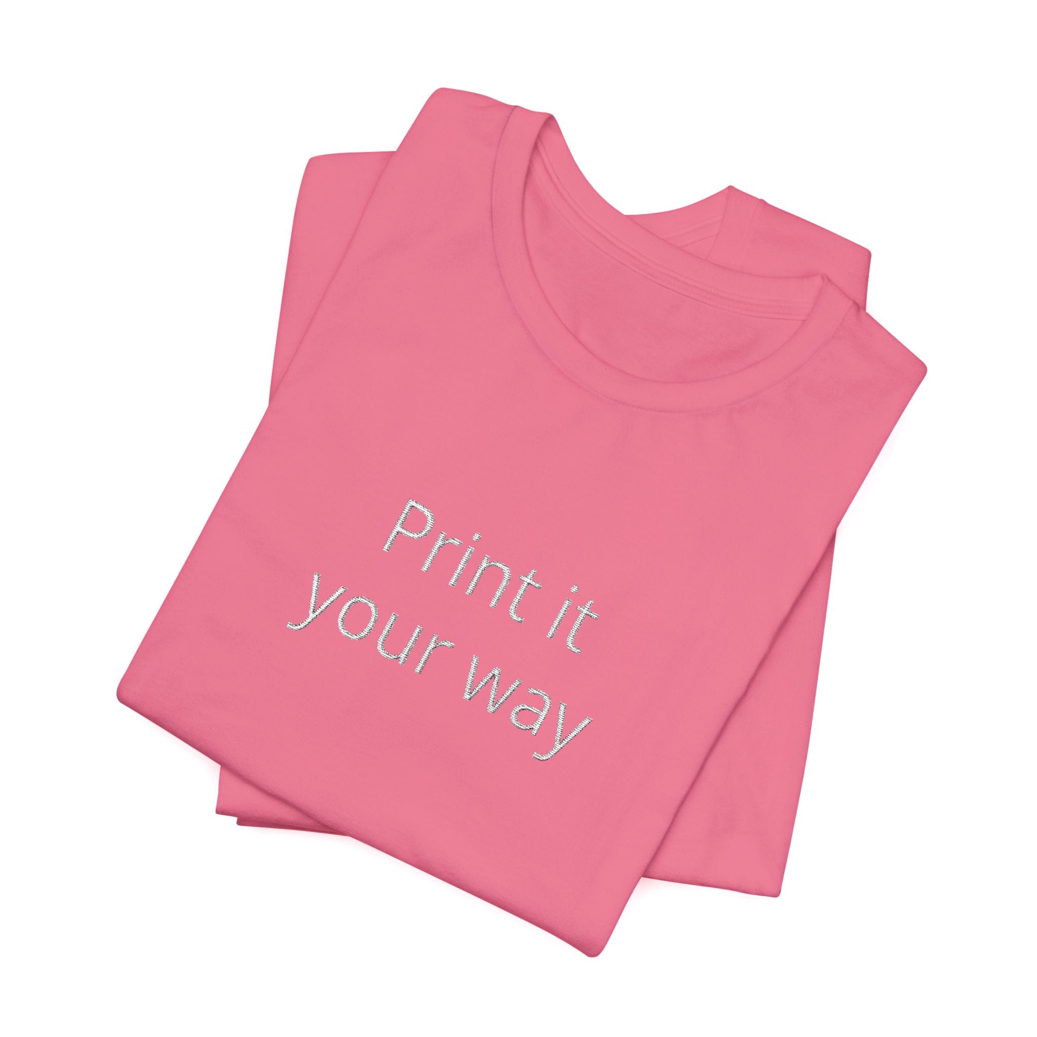 Customize your own embroidery T-Shirt - check descripotion for instructions