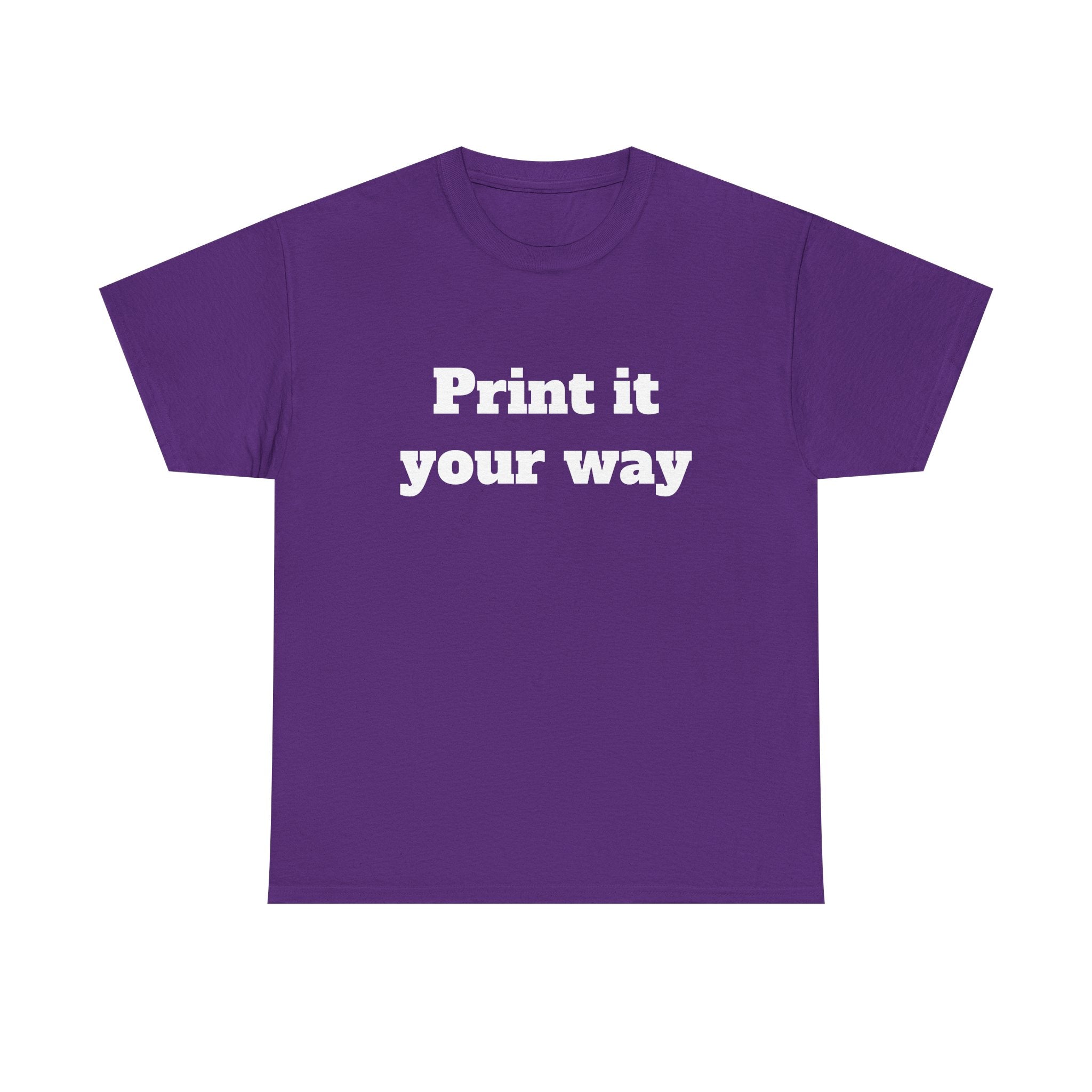 Customize your own T-Shirt (text only) - check description for instructions