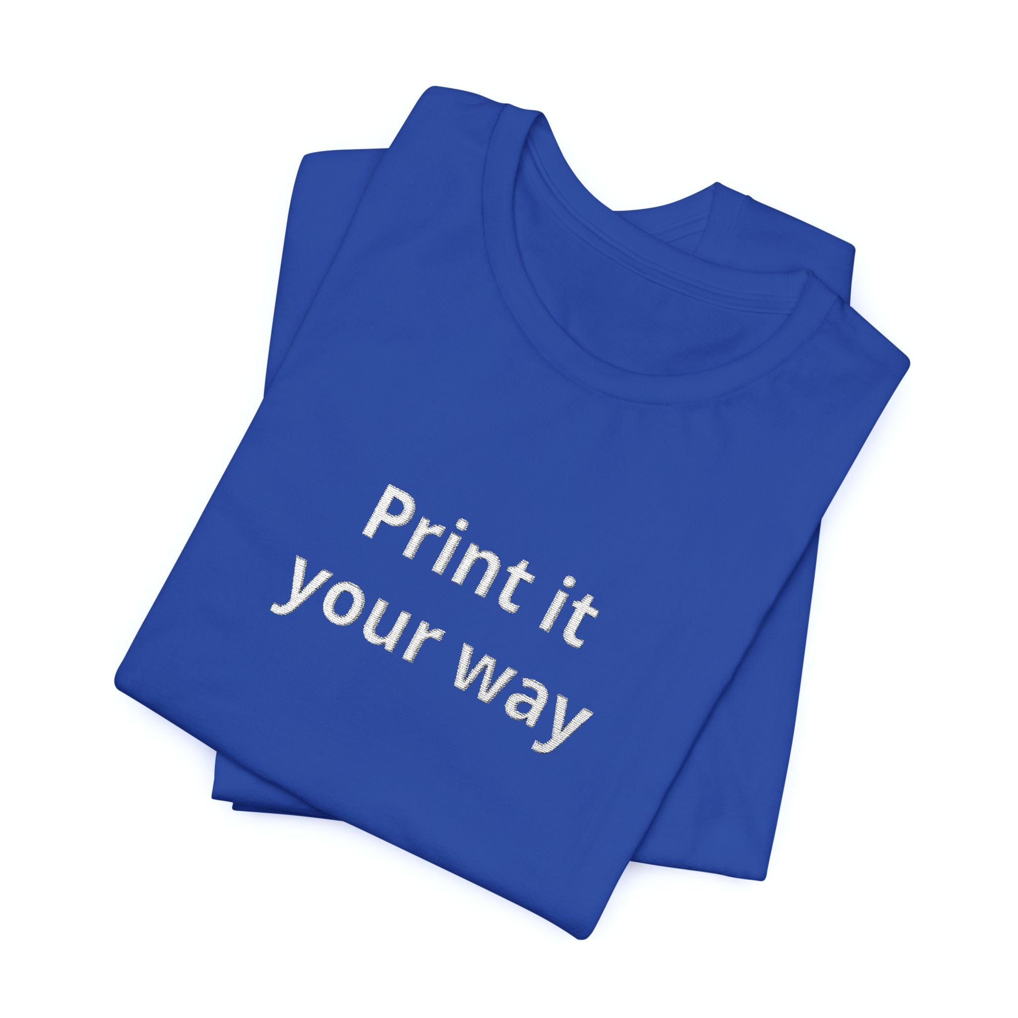 Customize your own embroidery T-Shirt - check descripotion for instructions