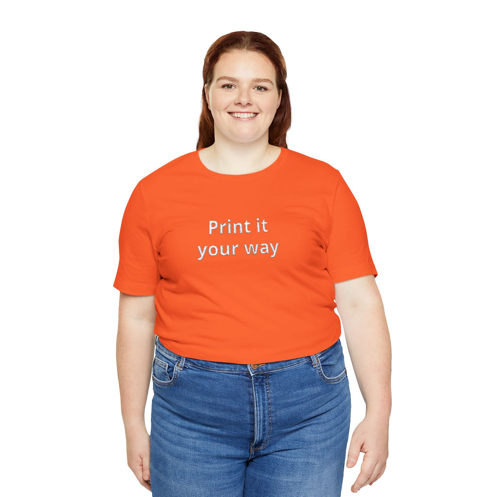 Customize your own embroidery T-Shirt - check descripotion for instructions