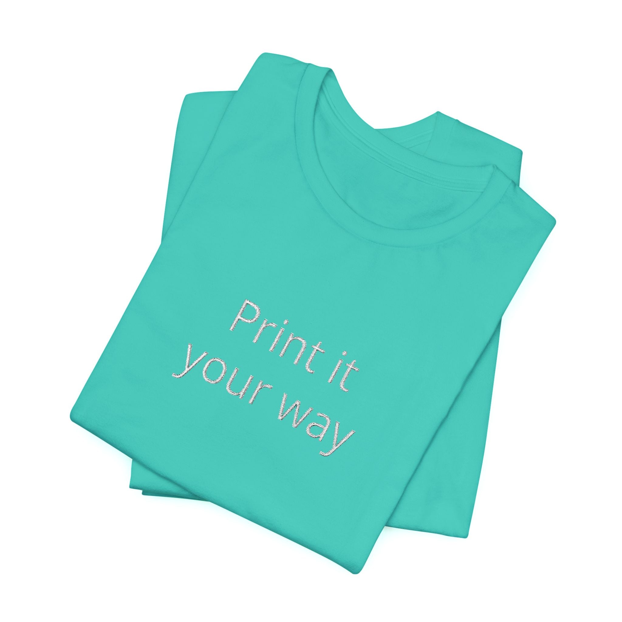 Customize your own embroidery T-Shirt - check descripotion for instructions