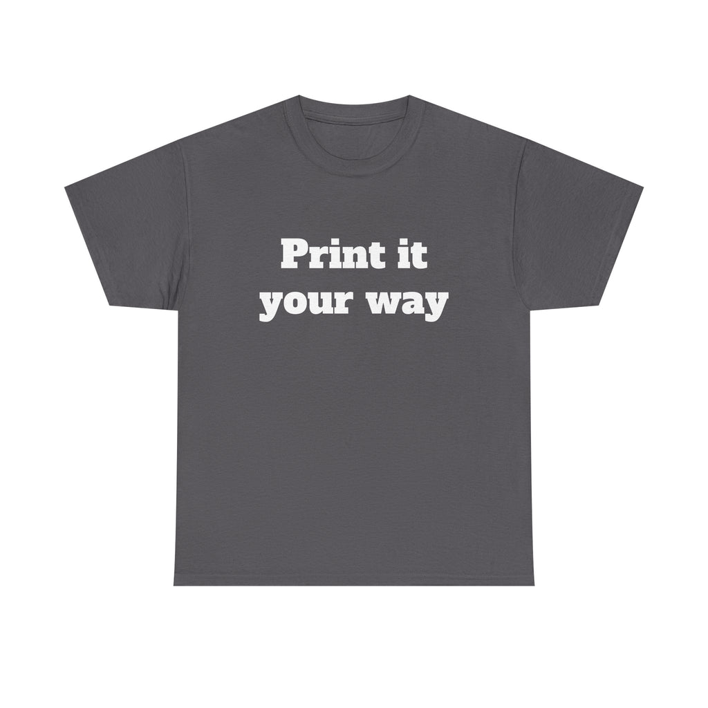 Customize your own T-Shirt (text only) - check description for instructions