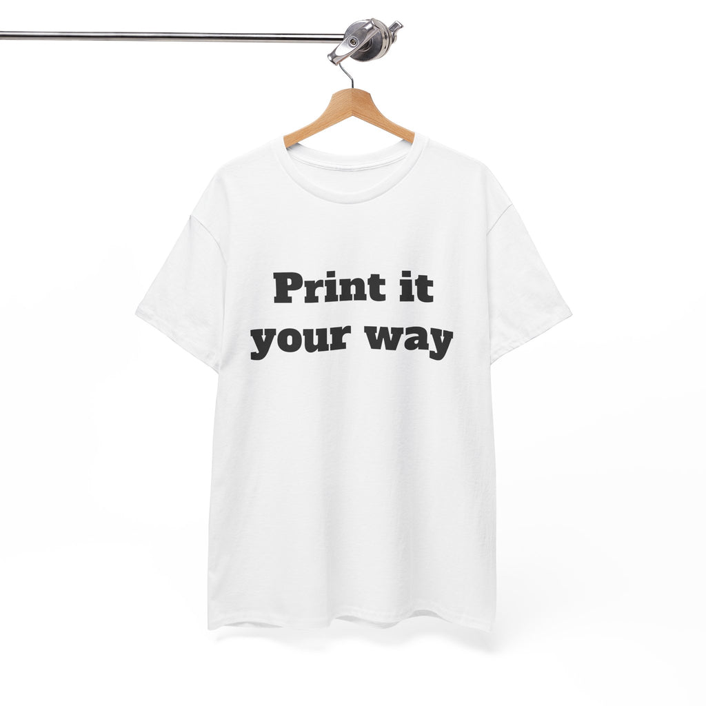 Customize your own T-Shirt (text only) - check description for instructions