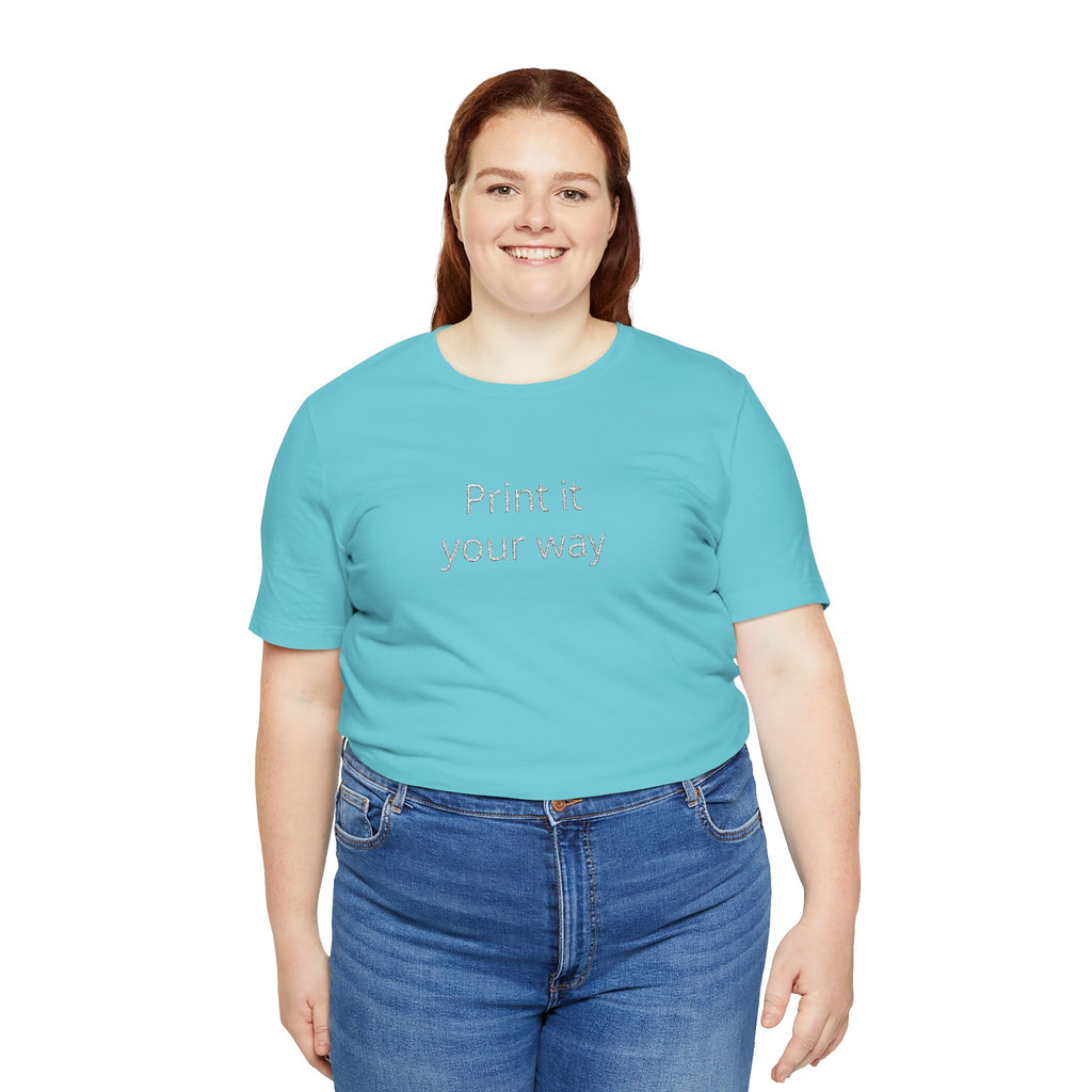 Customize your own embroidery T-Shirt - check descripotion for instructions