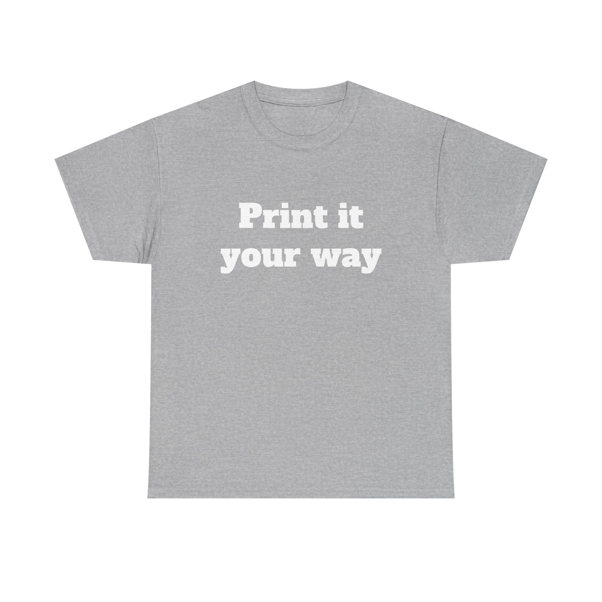 Customize your own T-Shirt (text only) - check description for instructions