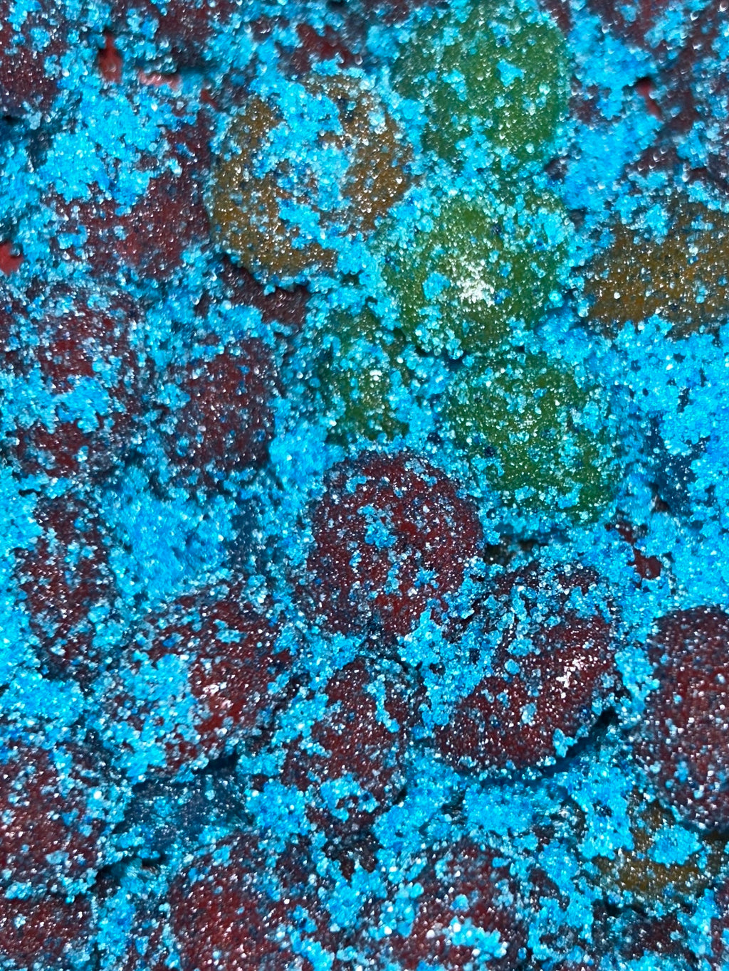 Sour blue raspberry gushers 8 oz